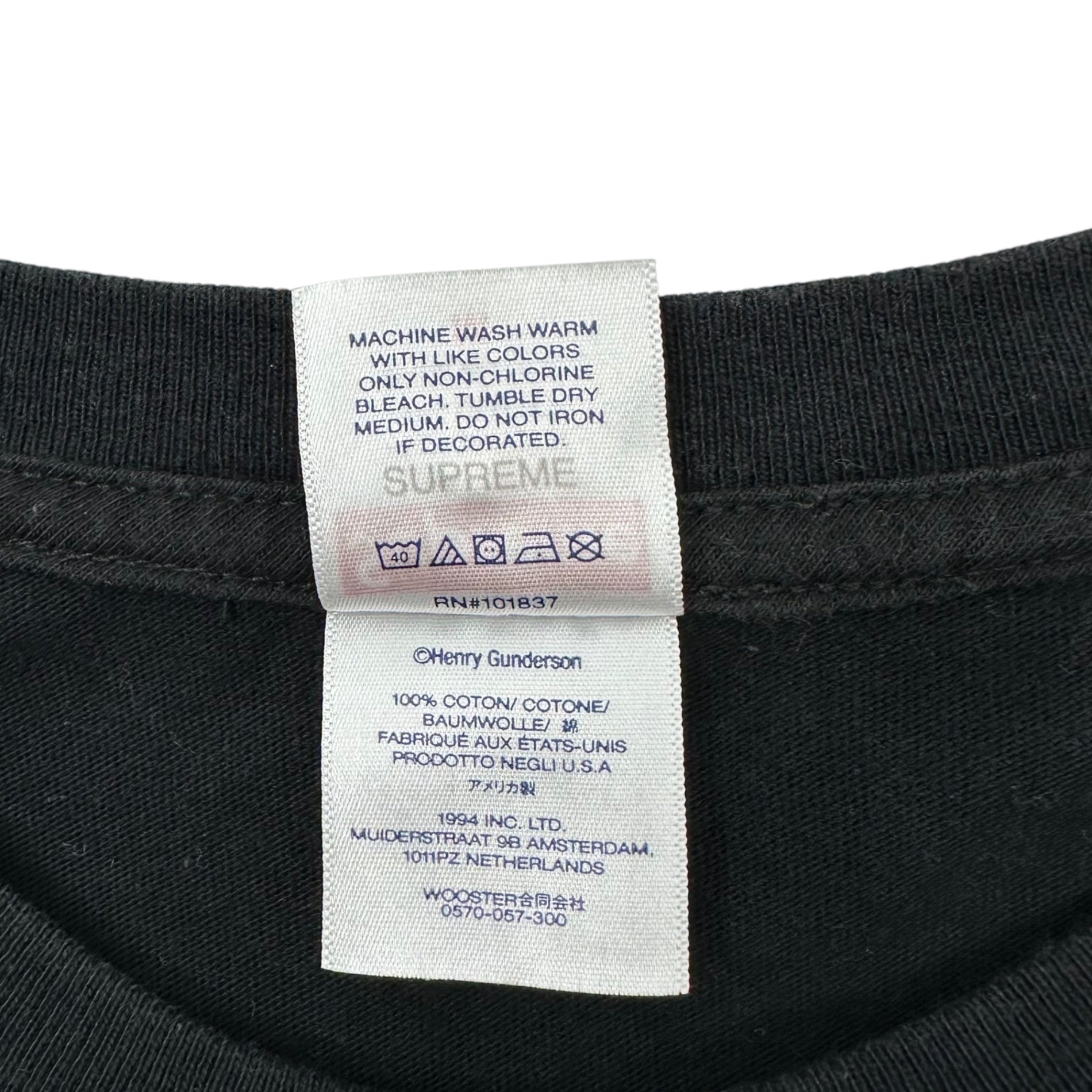 SUPREME(シュプリーム) 23SS Children Tee チルドレン プリント 半袖 Tシャツ M ブラック