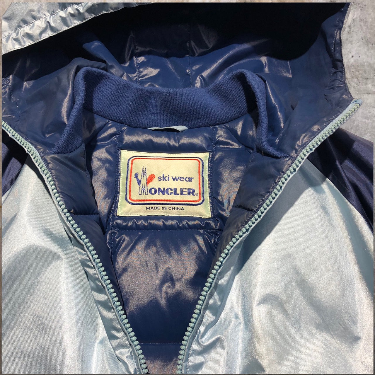 MONCLER(モンクレール) 80'sアノラックダウンパーカー 160(Sサイズ程度) ブルー