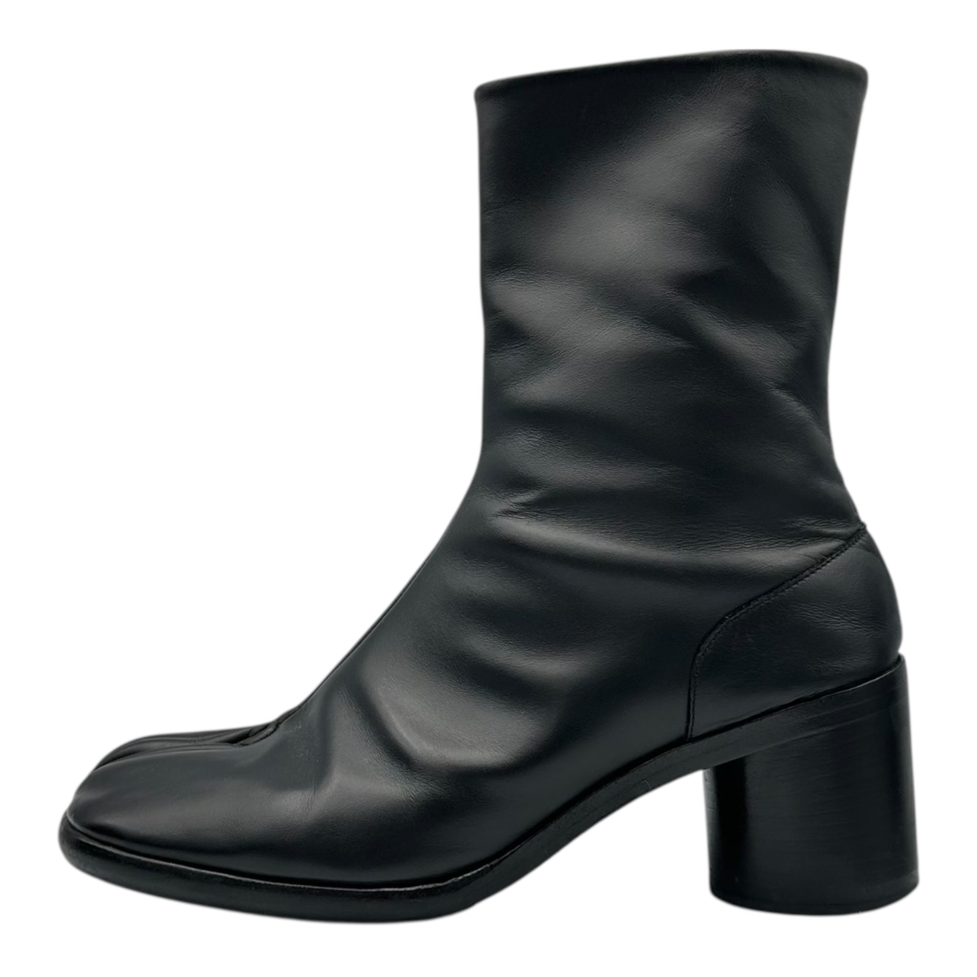 MAISON MARGIELA(メゾンマルジェラ) TABI ANKLE BOOTS H60 足袋 アンクル ブーツ 6cm S57WU0132 40(26cm程度) ブラック タビ