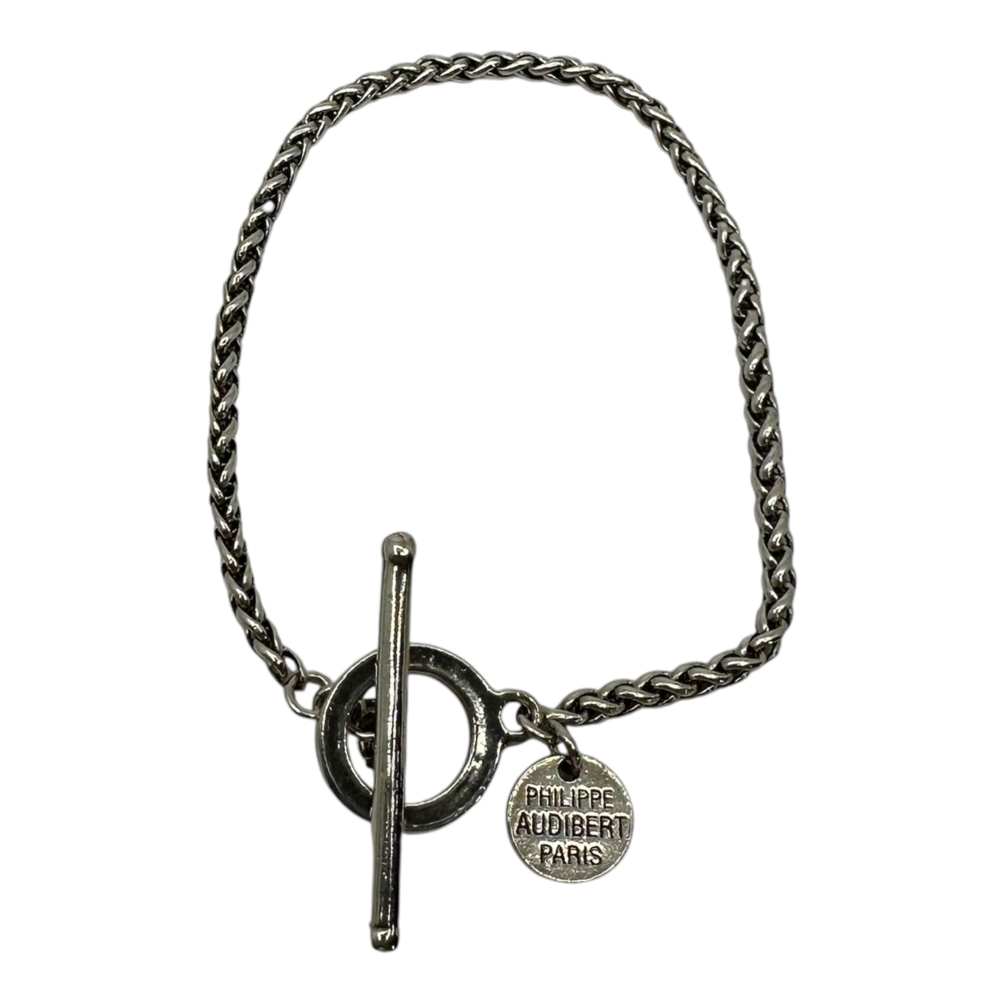 PHILIPPE AUDIBERT(フィリップオーディベール) BUFORD HOMME - BRACELET CHAINE FINE チェーン ブレスレット シルバー