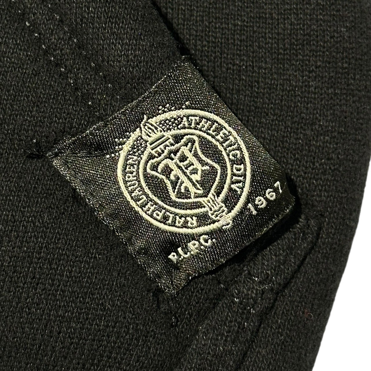 POLO RALPH LAUREN(ポロラルフローレン) Logo Embroidered Hooded Sweatshirt Vest ロゴ刺繡 フーデット スウェット ベスト 710620160002 XS ブラック サーマル裏地