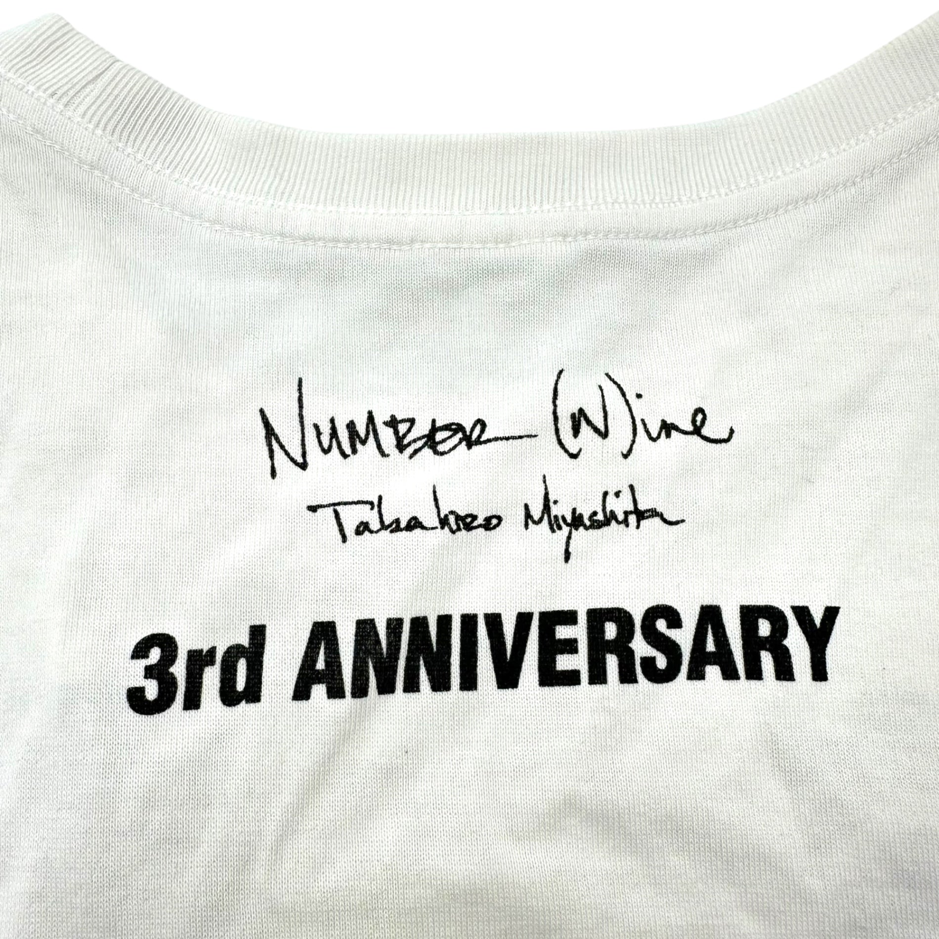 NUMBER (N)INE(ナンバーナイン) NEWYORK 3RD ANNIVERSARY PRINT TEE ニューヨーク 3周年 プリント Tシャツ 3(M) ホワイト