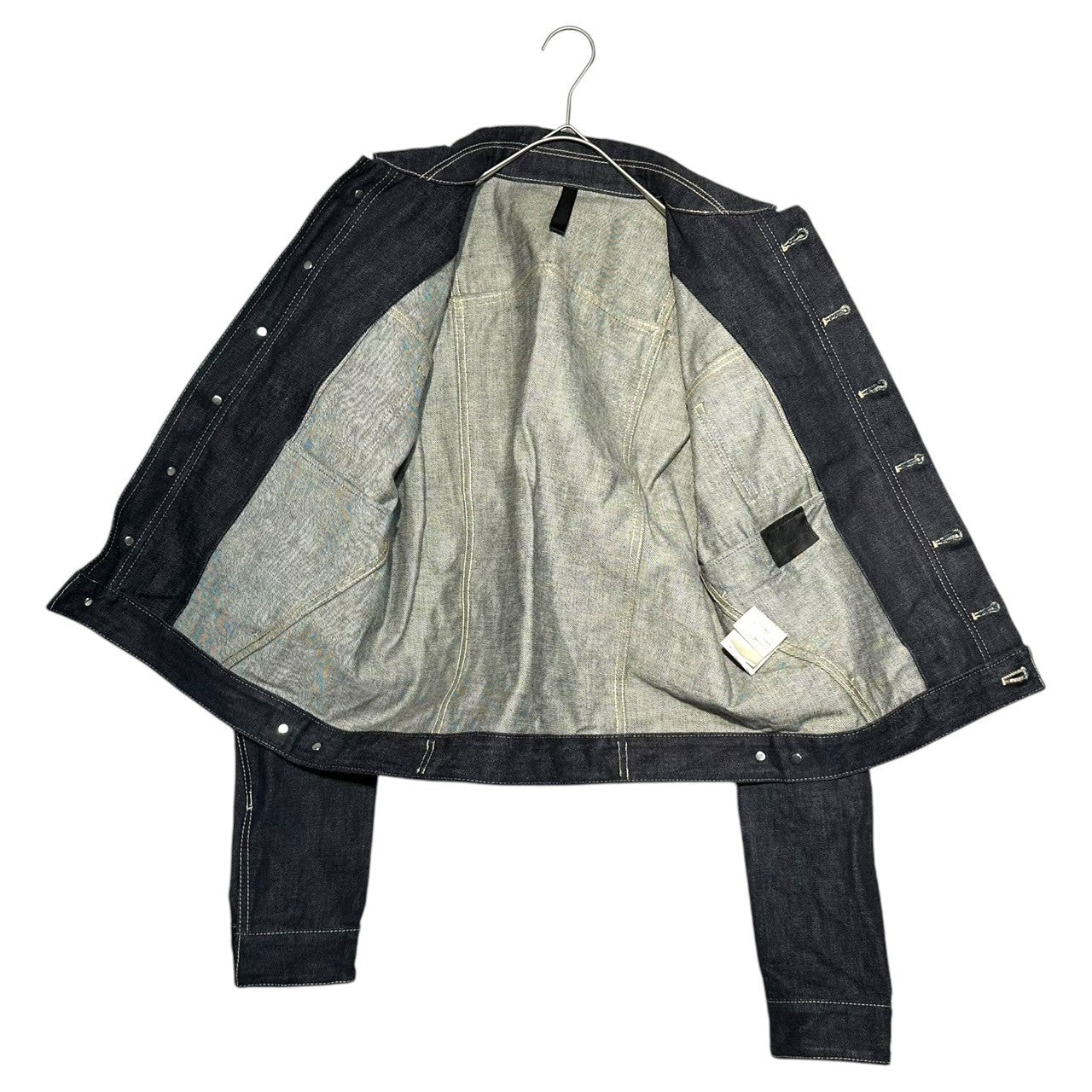 BALENCIAGA(バレンシアガ) 09SS Denim Trucker Jacket ニコラ期 比翼 デニム トラッカー ジャケット UP57 2009 00219 44 インディゴ アーカイブ