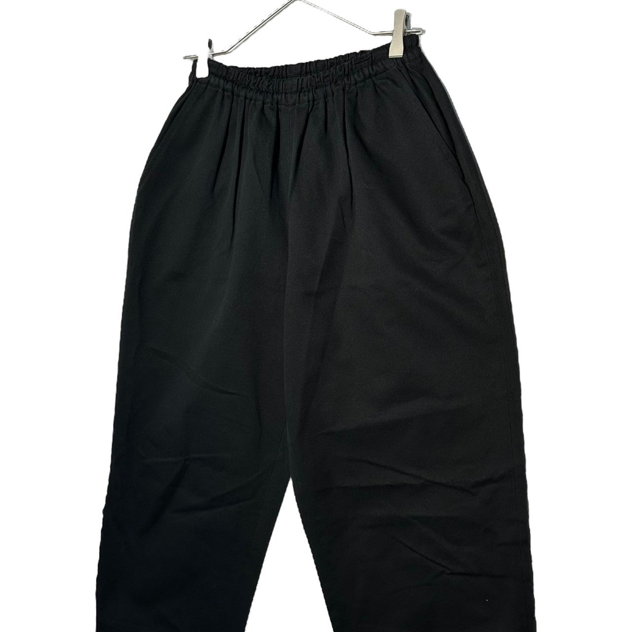 tricot COMME des GARCONS(トリココムデギャルソン) 07SS Wide-Leg Gathered Waist Cotton Pants ウエスト ギャザー コットン ワイド パンツ TS-P020 表記無(S程度) ブラック AD2006