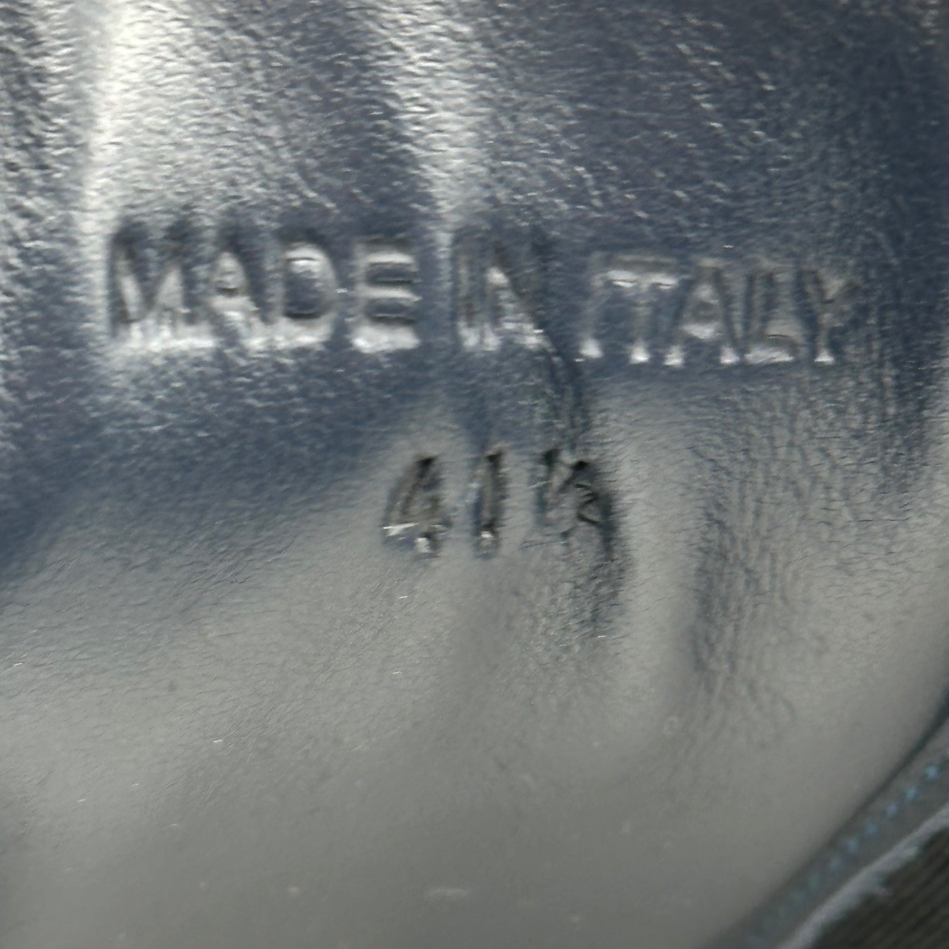 MAISON MARGIELA(メゾンマルジェラ) Paint German Trainer ペンキ ジャーマントレーナー ローカット スニーカー S37WS0502 41 1/2(27.0cm程度) ネイビー