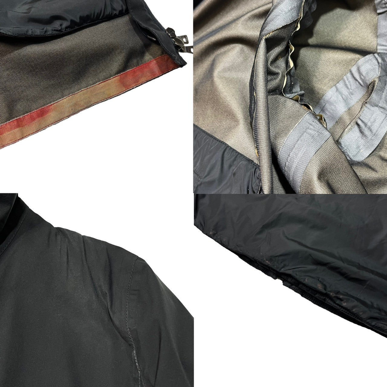 PRADA SPORT(プラダスポーツ) 00's "GORE-TEX" 3WAY nylon jacket ナイロンジャケット トダウン コート ジップアップ SIZE 48(L程度) ブラック Y2K
