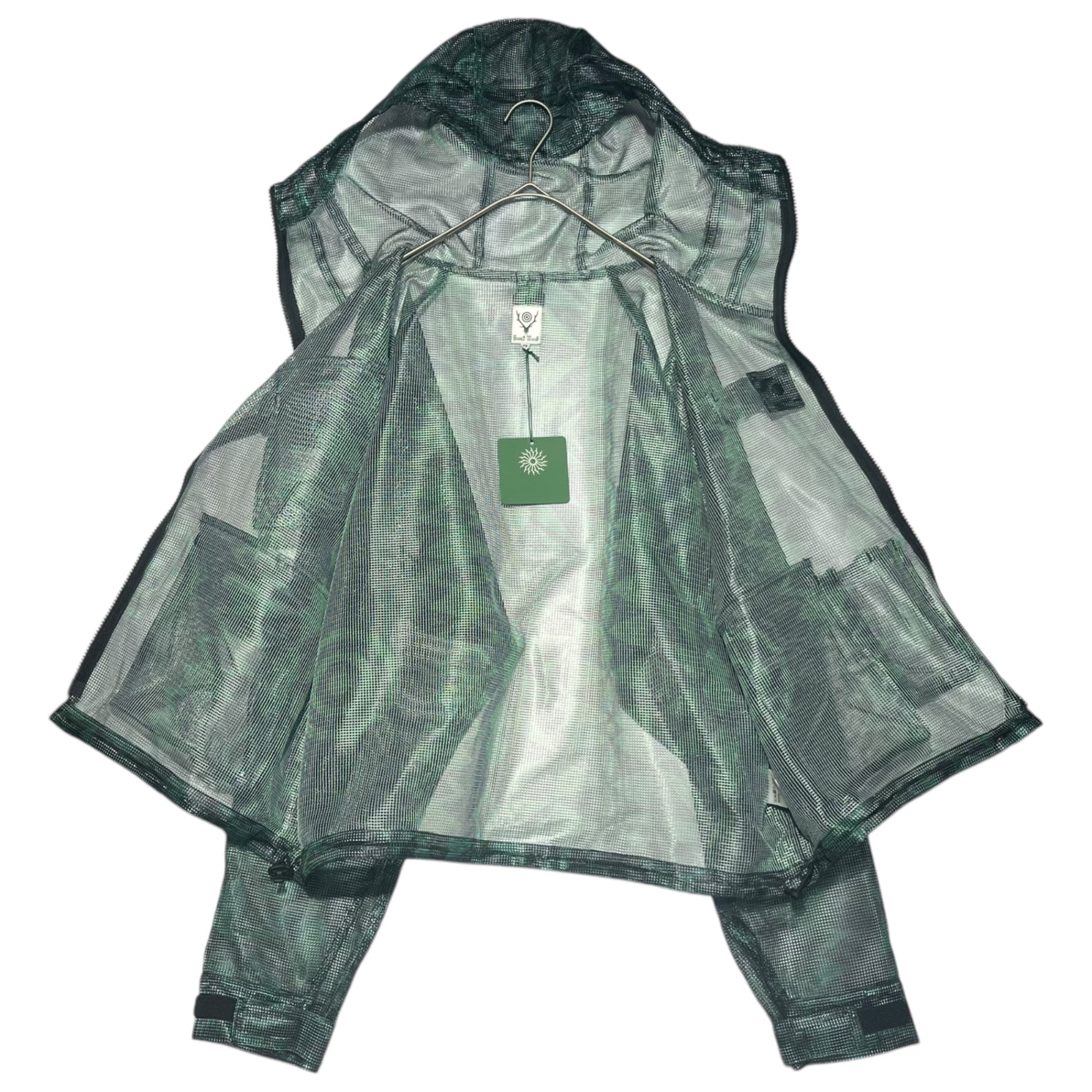 South2 West8 S2W8(サウス2ウエスト8) Bush Trek Jacket – Heavyweight Mesh メッシュ ブッシュ トレック ジャケット KP782 M グリーン