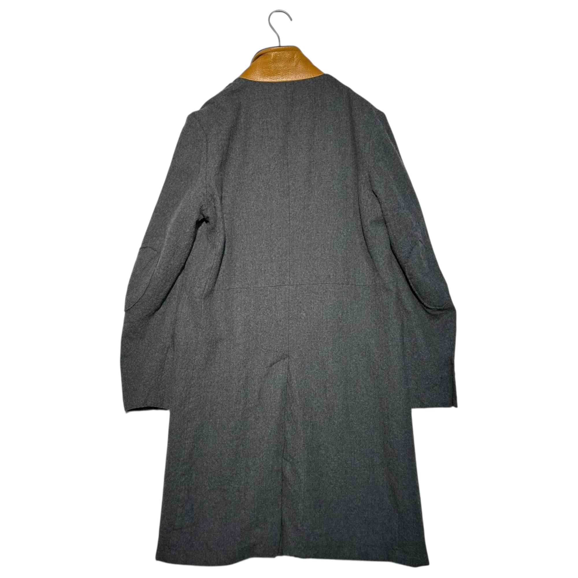 UNDERCOVER(アンダーカバー) 16AW Store exclusive frizzy long jacket chester coat 店舗限定 縮絨 ロング ジャケット チェスター コート UCR9301 2(M程度) グレー×キャメル