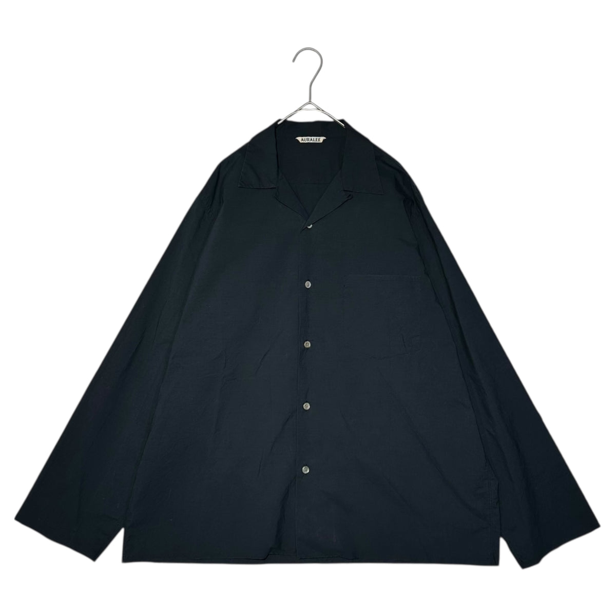 AURALEE(オーラリー) 16SS selvedge weather cloth open collared 