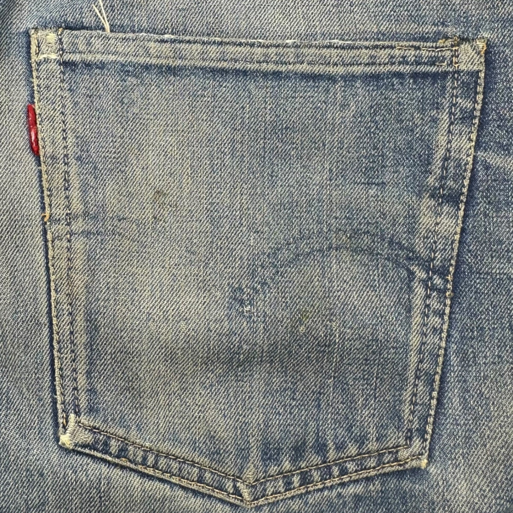 Levi's(リーバイス) 60's~70's 505 BIG E VINTAGE DENIM ヴィンテージ デニム パンツ 実寸90cm程度(W35程度) インディゴ 60年代~70年代 SCOVILL ZIP 裏刻印8 セルビッチ