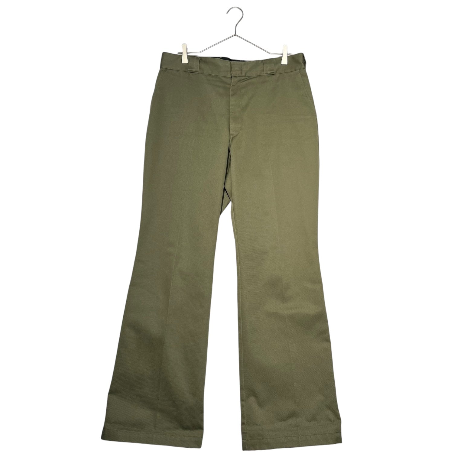 TOGA ARCHIVES×Dickies(トーガアーカイブス×ディッキーズ) Flare pants ウエスタン メタル スタッズ ワーク フレア パンツ TC12-FF510 48 カーキ