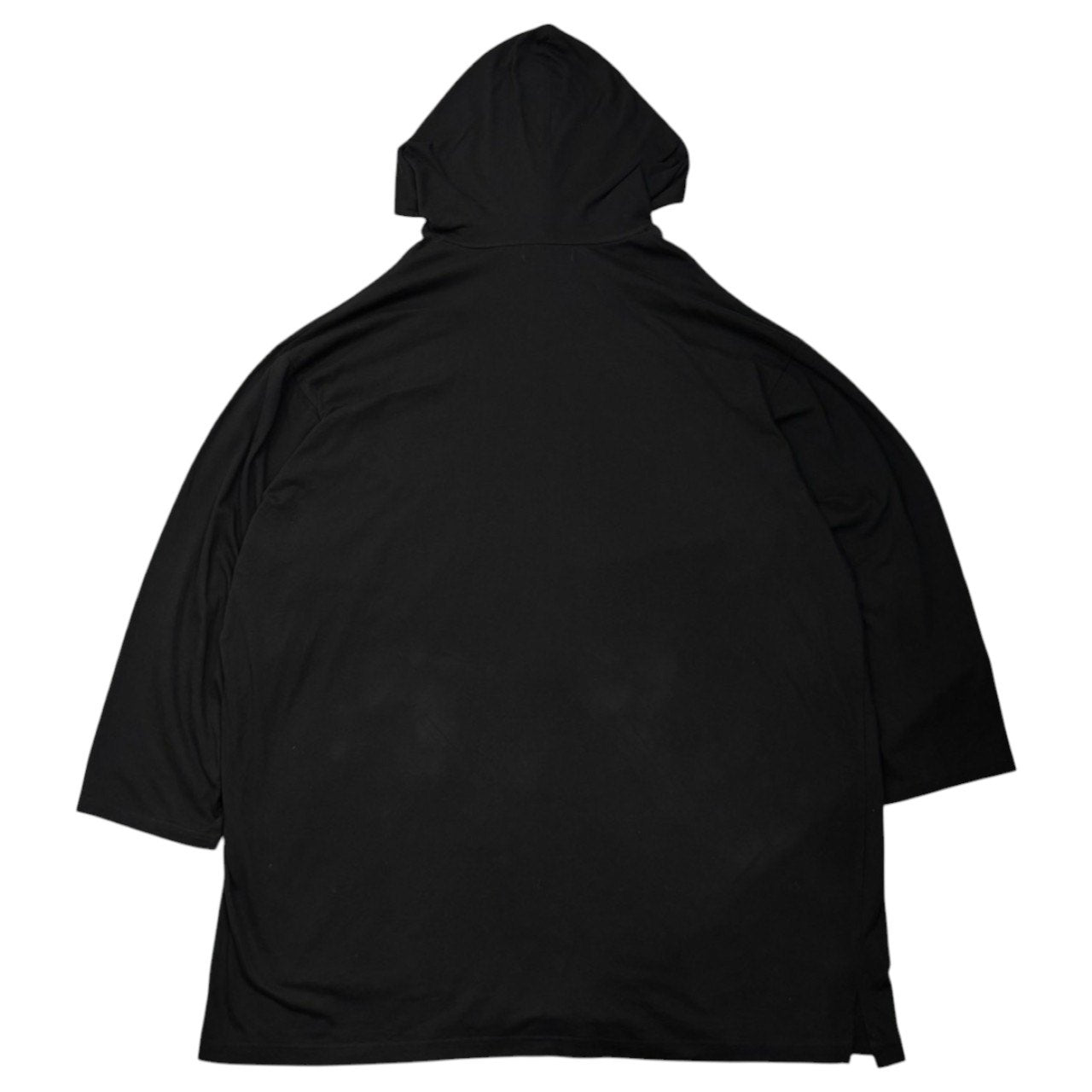 YOHJI YAMAMOTO POUR HOMME(ヨウジヤマモトプールオム) 21SS YOHJI YAMAMOTO This Man Print Hood L/S T-Shirt ヨウジヤマモト ディス マン プリント 長袖 フーデッド Tシャツ HD-T49-034-1-03 3(L程度) ブラック