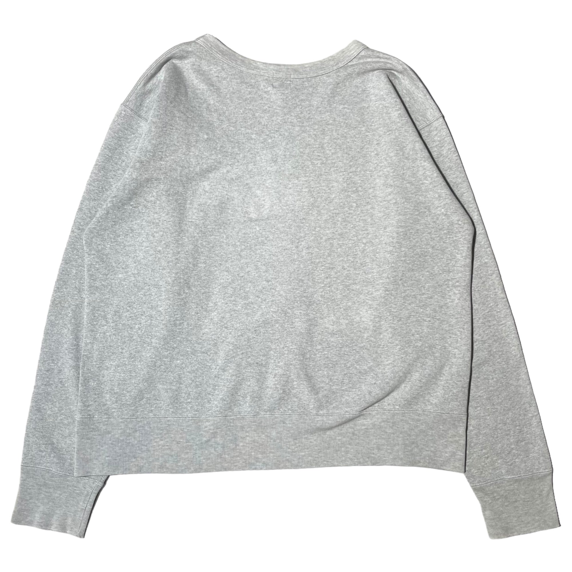 A BATHING APE(アベイシングエイプ) 00's BABY MILO crew neck sweatshirt ベイビー マイロ クルーネック スウェット M グレー Y2K プリント