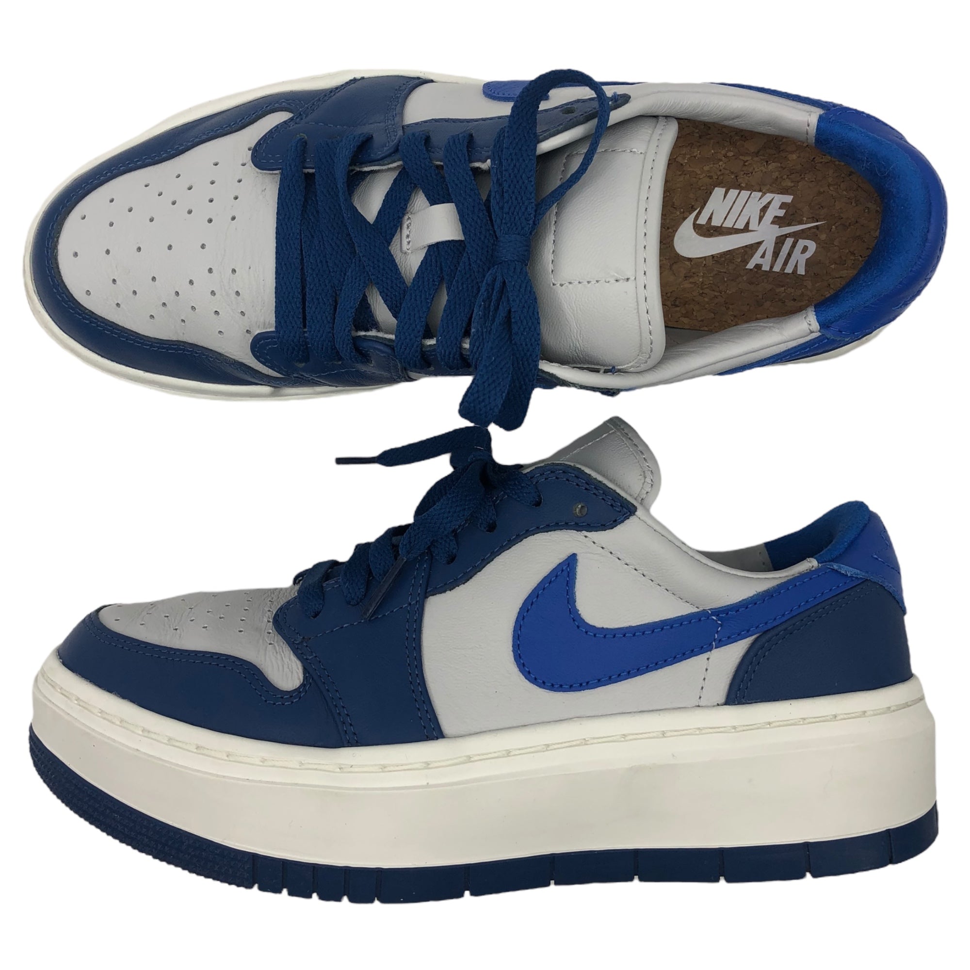 NIKE(ナイキ) WMNS Air Jordan 1 Elevate Low "French Blue" エアジョーダン1 エレベート ロー スニーカー DH7004-400 26cm フレンチブルー×ホワイト