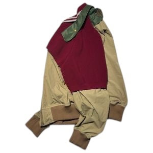 kolor(カラー) 22SS "製品染めNyタイプライター BLOUSON"/異素材ドッキングジャケット 22SCM-G03105 2 ベージュ