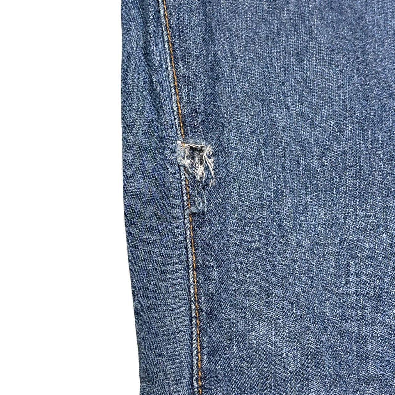 in・stru(men-tal). Maison MIHARA YASUHIRO(インストルメンタル メゾンミハラヤスヒロ) 2024SS COTTON TENCEL DENIM BAGGY PANTS コットン テンセル デニム バギー パンツ I12PT004 46 インディゴ