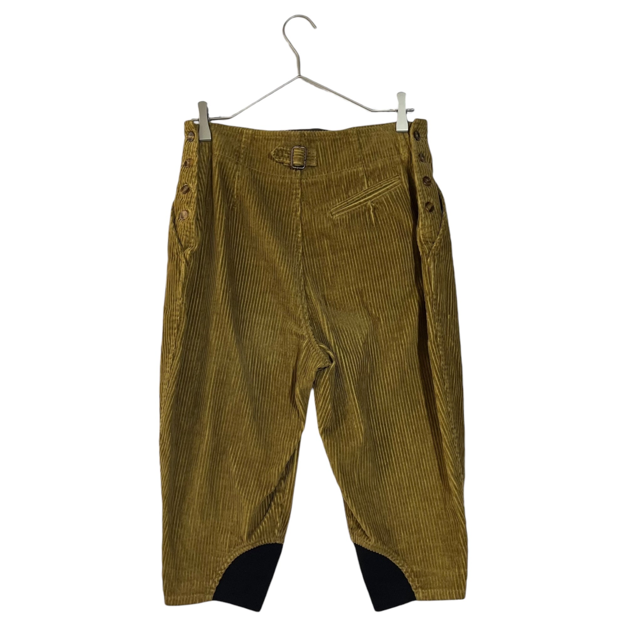 Euro vintage(ヨーロッパヴィンテージ) コーデュロイ素材のジョッパーズ切替パンツ M~L程度 ブラウン