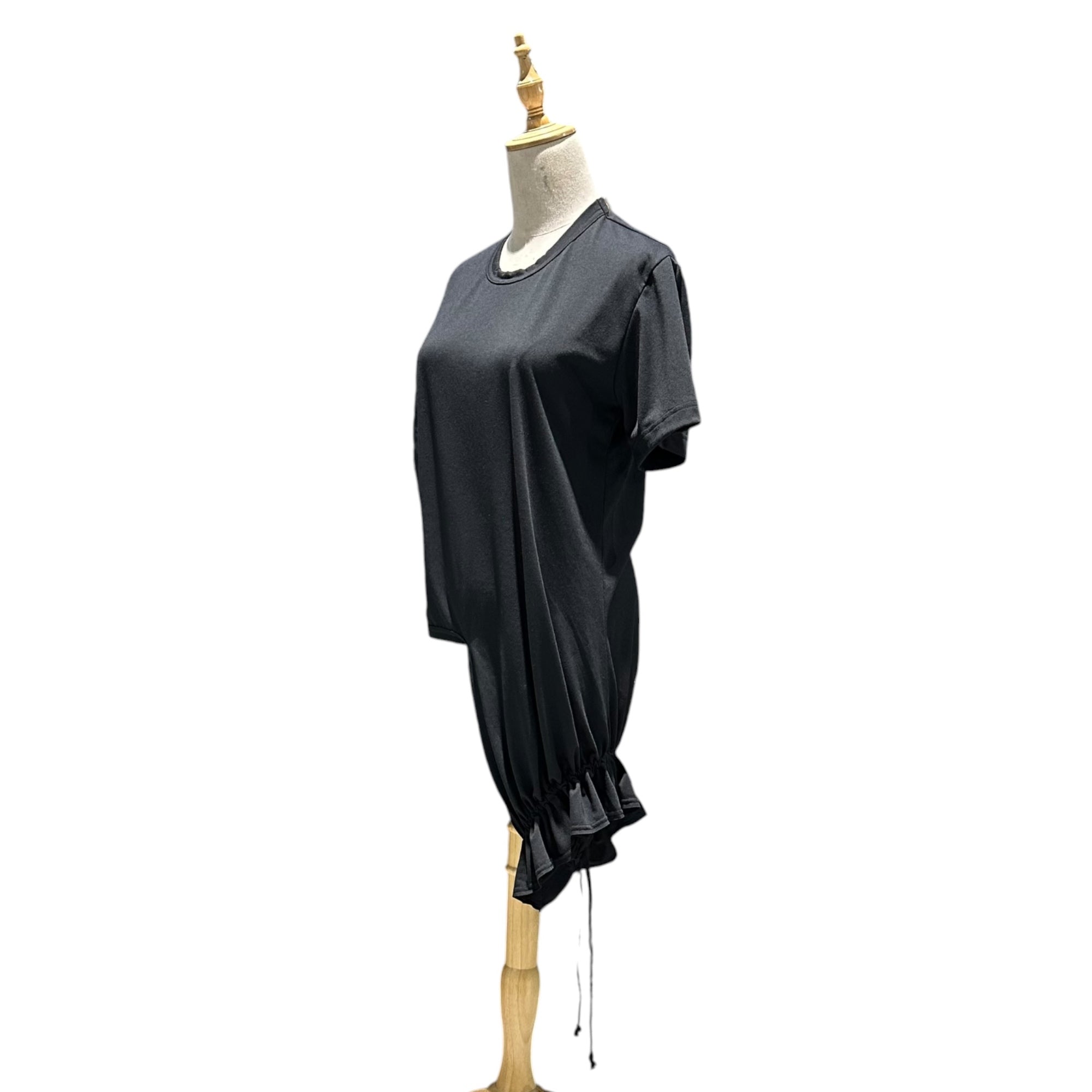 COMME des GARCONS(コムデギャルソン) 2026SS Esther Asymmetrical T-Shirt エステル アシンメトリー Tシャツ GQ-T027 S ブラック AD2025