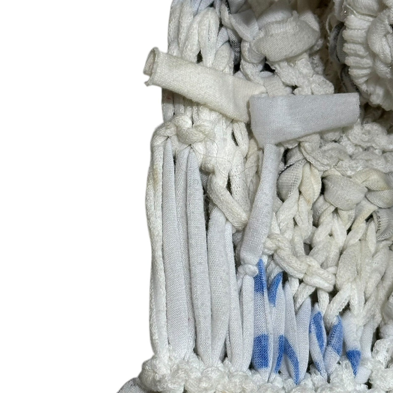 ANREALAGE(アンリアレイジ) 07SS ”INORI” Archive Hand-knit Crazy Low Gauge Knit Vest 最初期 アーカイブ 手編み クレイジー ローゲージ ニット ベスト 00259876 1 ホワイト