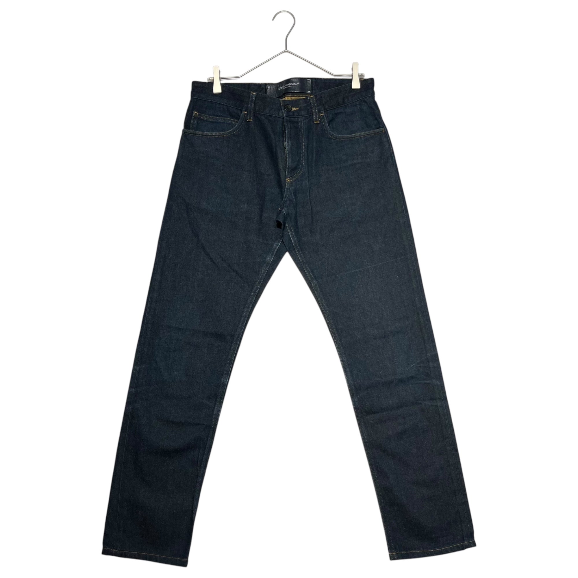 DOLCE&GABBANA(ドルチェ&ガッバーナドルガバ) Slim tapered denim pants スリム テーパード デニム パンツ G6DDCD G8R12 46(M程度) インディゴ