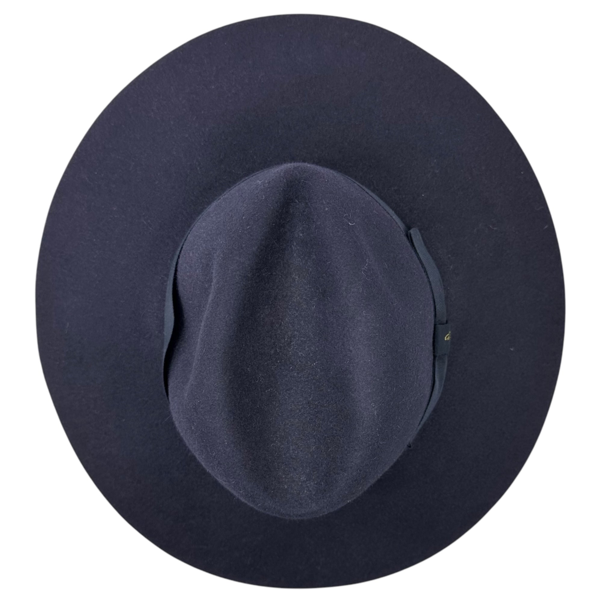 Borsalino(ボルサリーノ) wide-brimmed hat ワイドブリム ハット ネイビー 中折れ 帽子