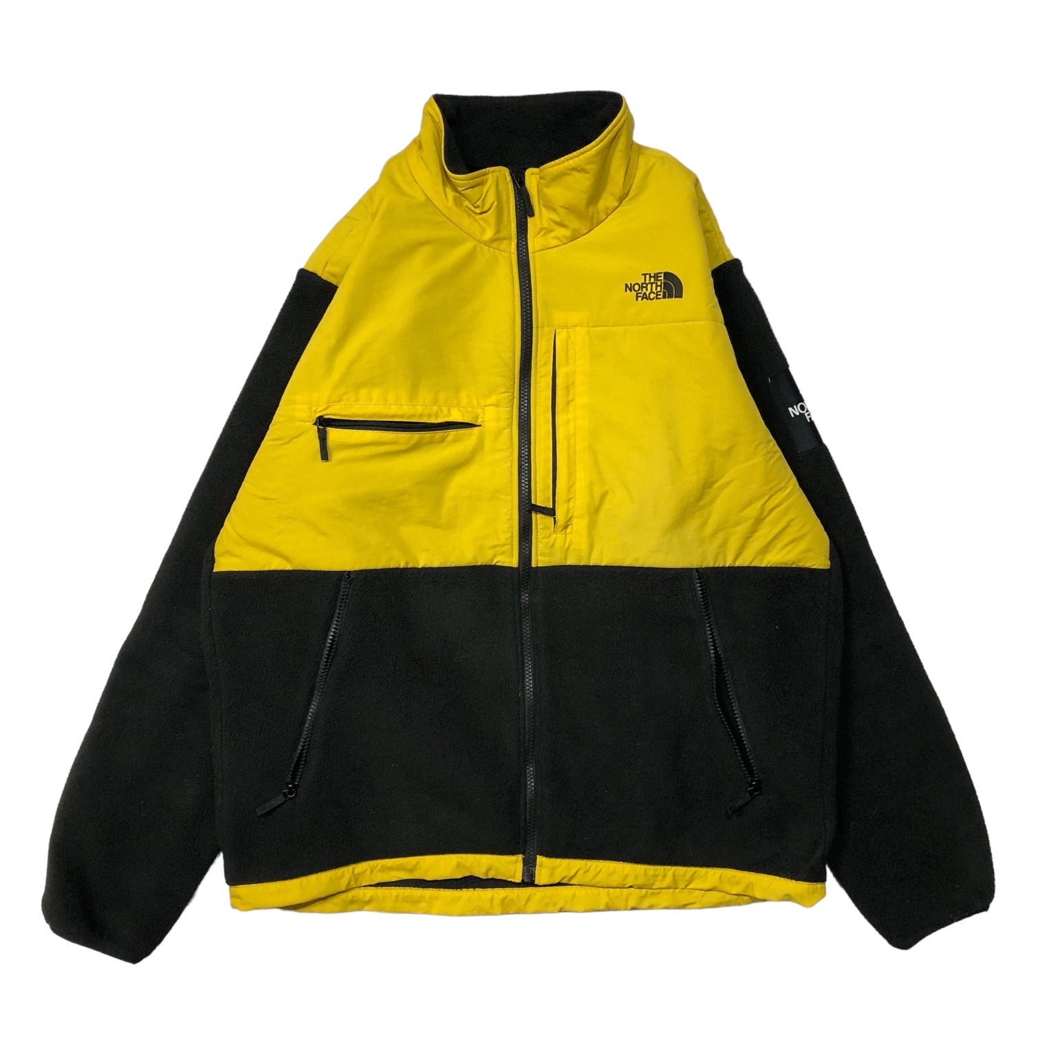 THE NORTH FACE(ノースフェイス) DENALI JACKET デナリ ジャケット NA71831 XL イエロー×ブラック フリース ジャケット