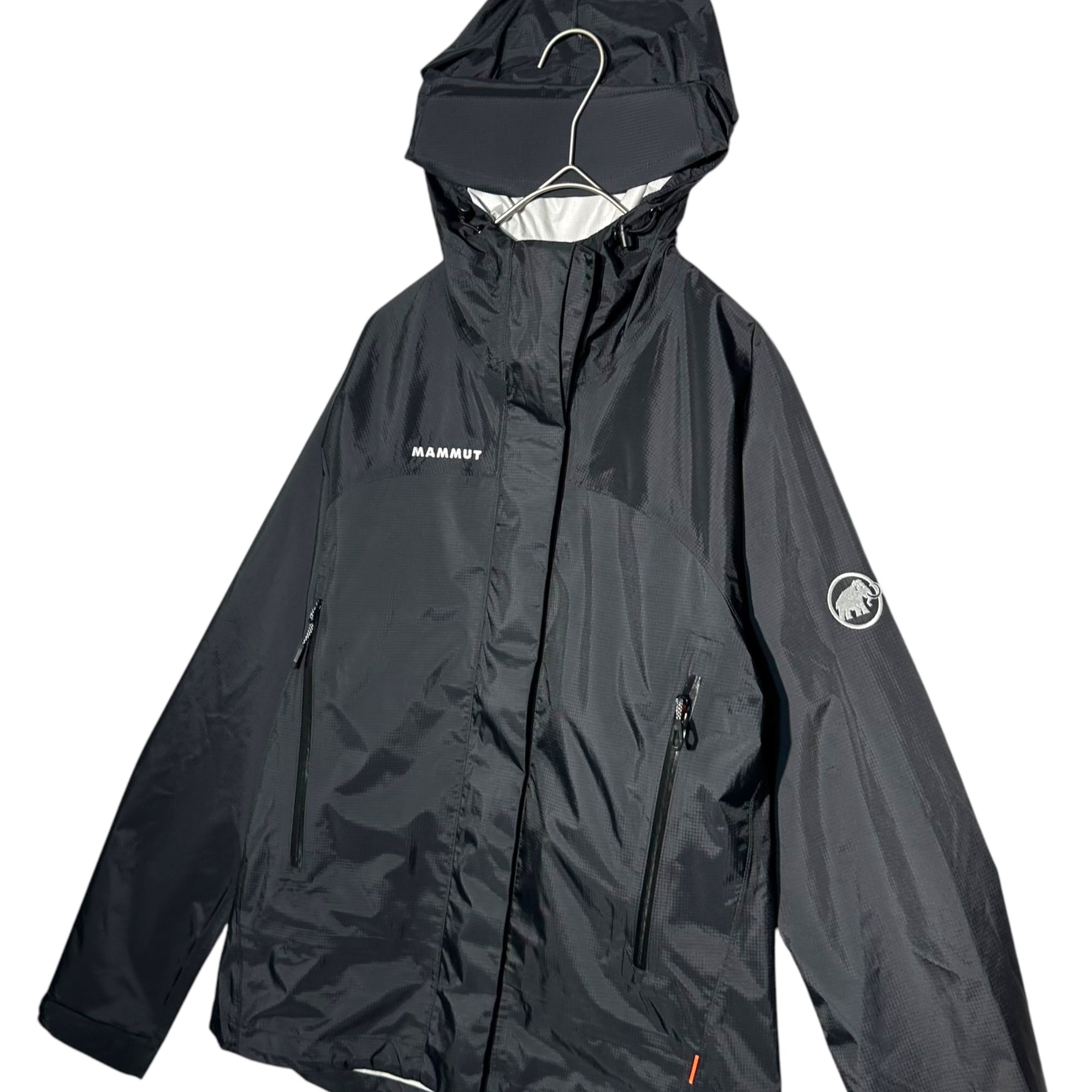 MAMMUT(マムート) Microlayer 2.0 HS Hooded Jacket AF マイクロレイヤー 2.0 ハードシェル フーデッド ジャケット 1010-28661 XS ブラック マウンテンパーカー アウトドア 登山
