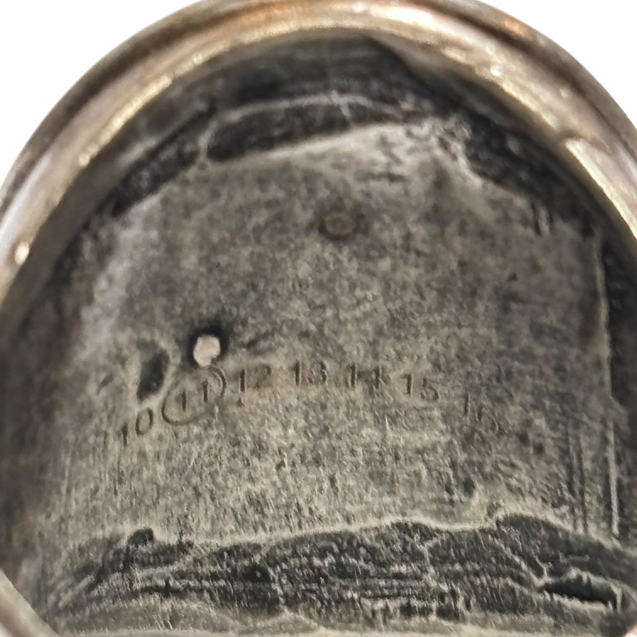 Maison Martin Margiela(メゾン マルタンマルジェラ) Personal period oval ring 本人期 オーバル リング 21号 シルバー アーカイブ