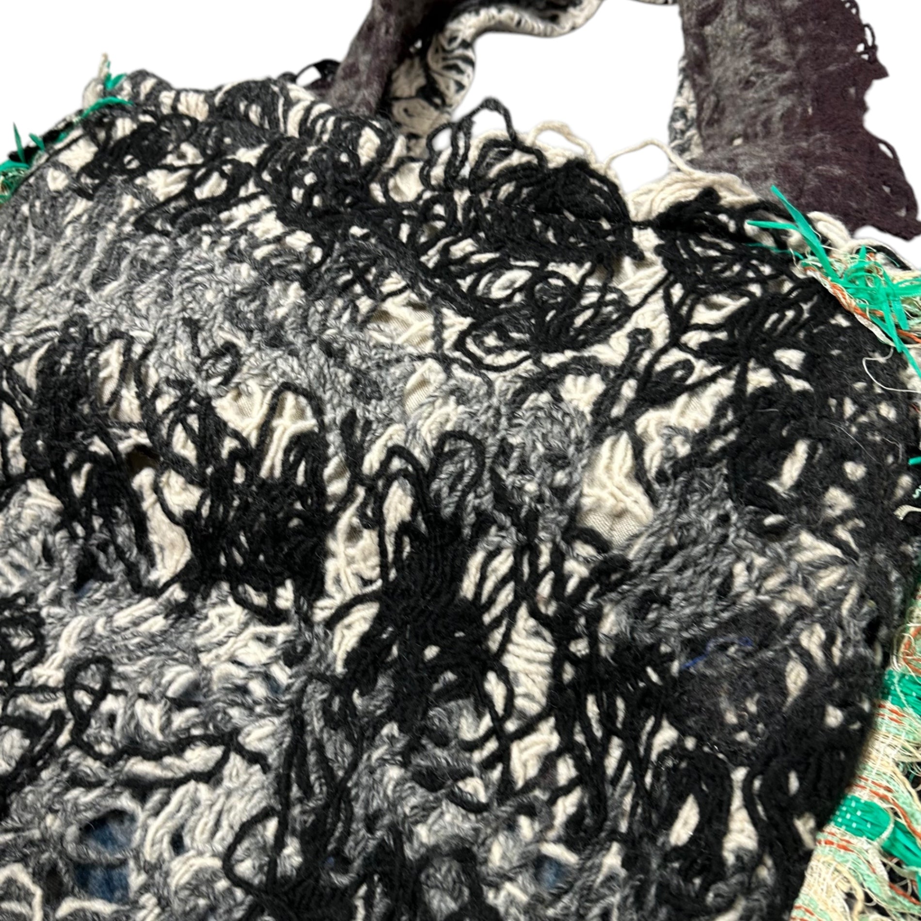 VITELLI(ヴィテッリ) DOOMBOH PATCHWORK TOTE パッチワーク トートバッグ ニット マルチカラー