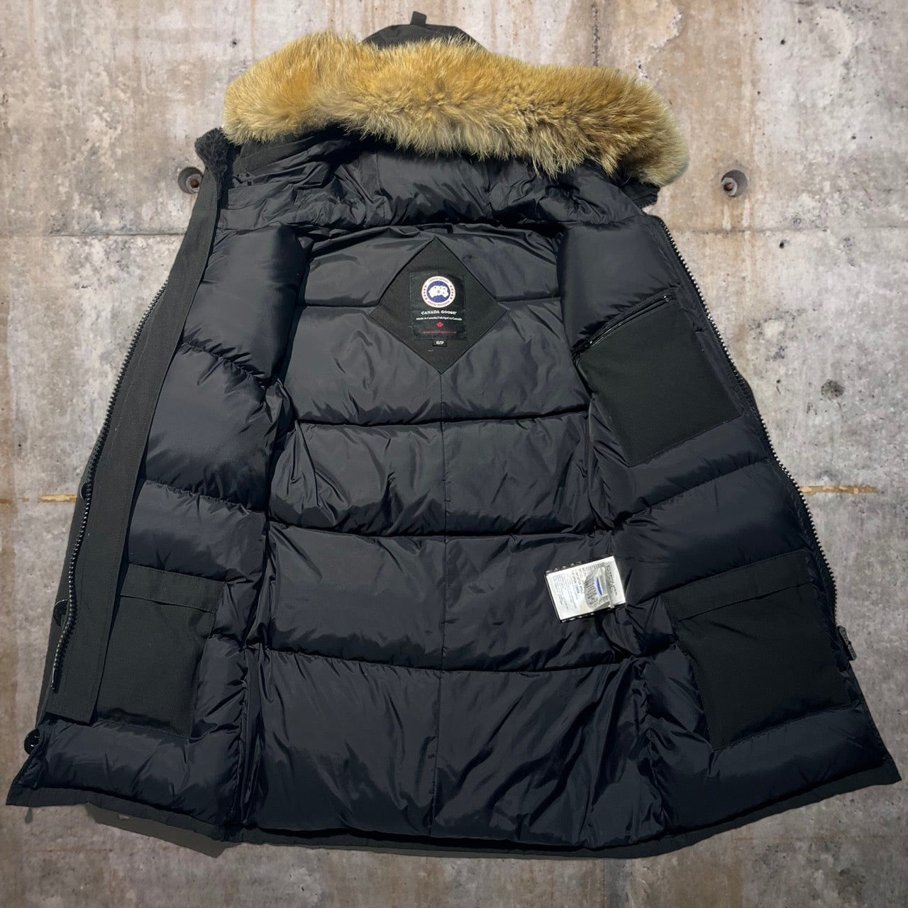 CANADA GOOSE(カナダグース) JASPER PARKA/ジャスパー/ダウンジャケット 3438JM XS ブラック サザビーリーグ