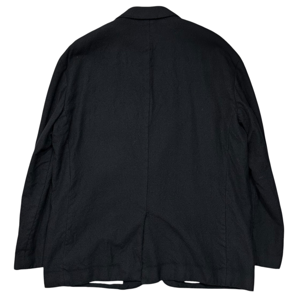 COMME des GARCONS HOMME(コムデギャルソンオム) 2024AW Wool Serge Milled Jacket ウール 縮絨 サージ ジャケット HN-J016 M ブラック AD2024