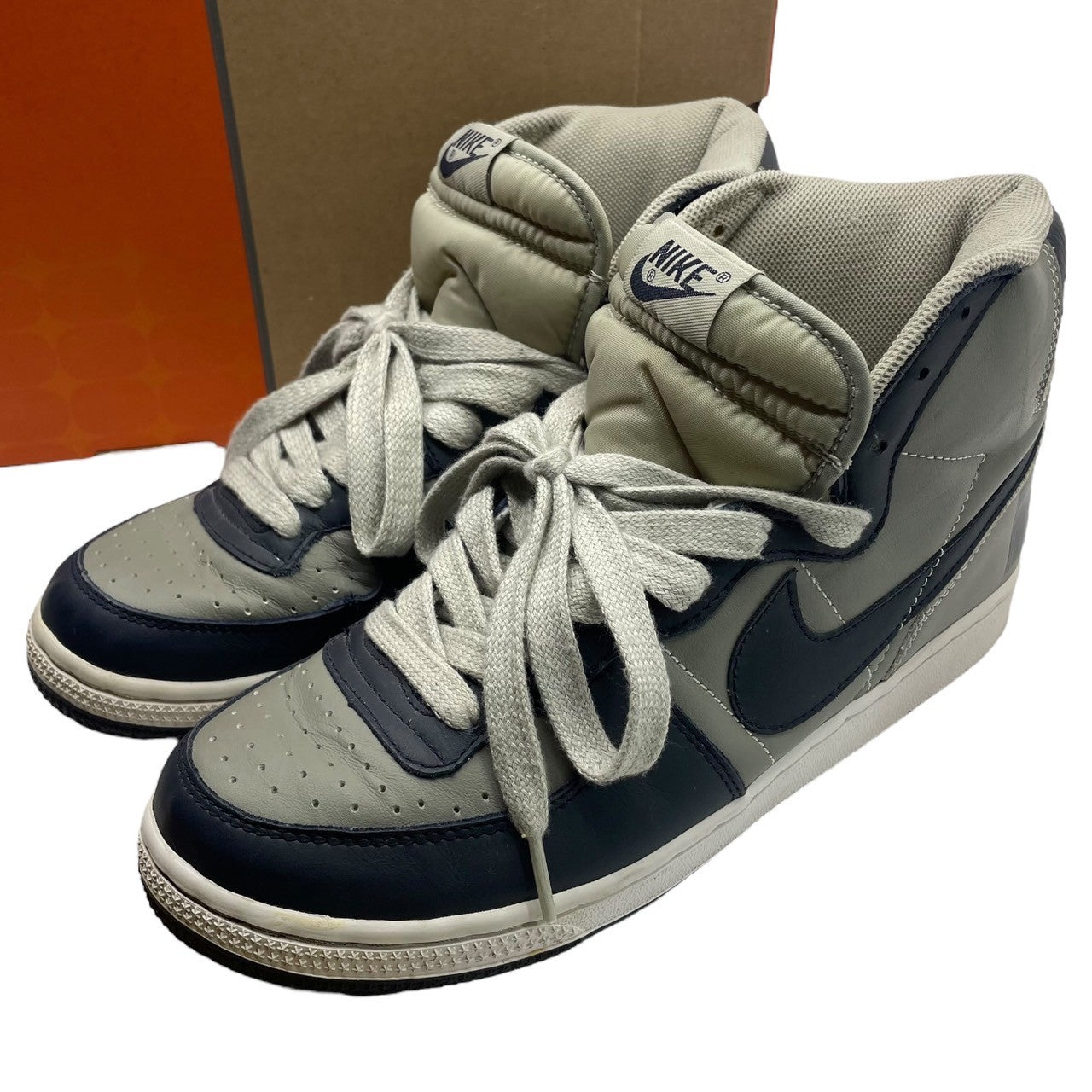NIKE(ナイキ) 03's TERMINATOR HIGH ターミネーター ハイ 2003年復刻 307147-041 SIZE 27.0cm グレー×ネイビー 箱付