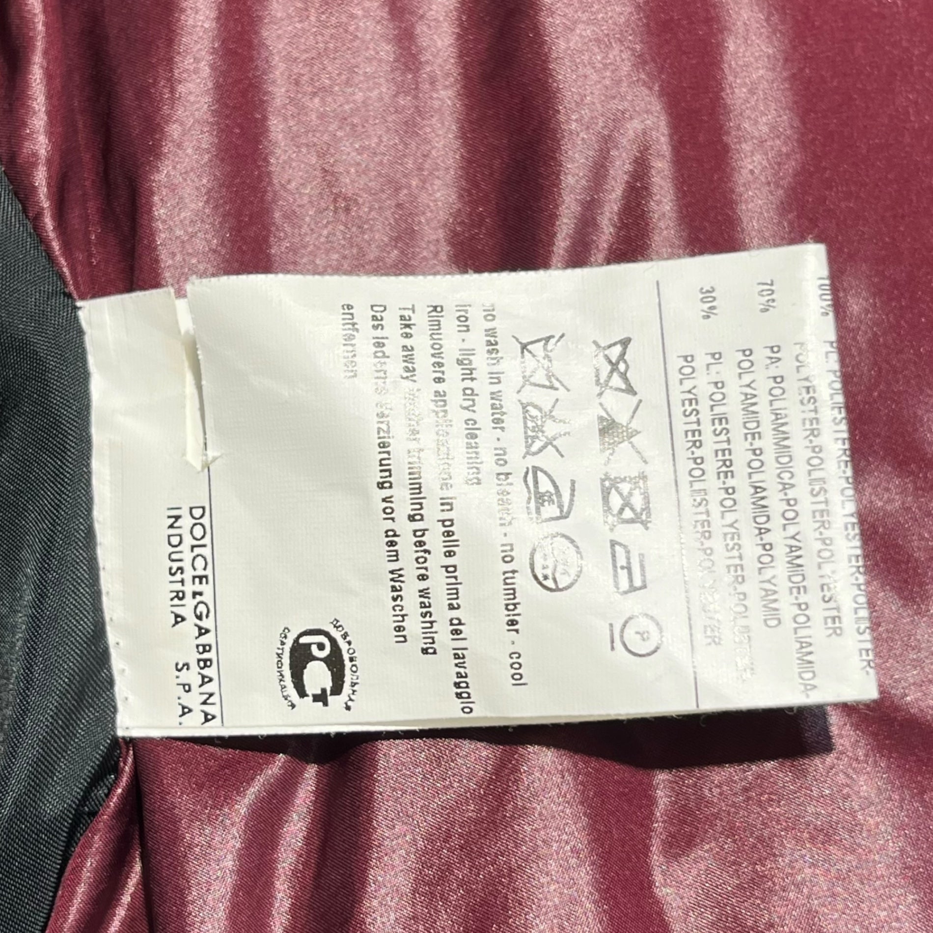 D&G(ディー&ジー ドルガバ ドルチェ&ガッバーナ) 00's Multicolor Hooded Fur Paddet Jacket マルチカラー フーデット ファー付 中綿 ジャケット RB0446 46(M程度) マルチカラー