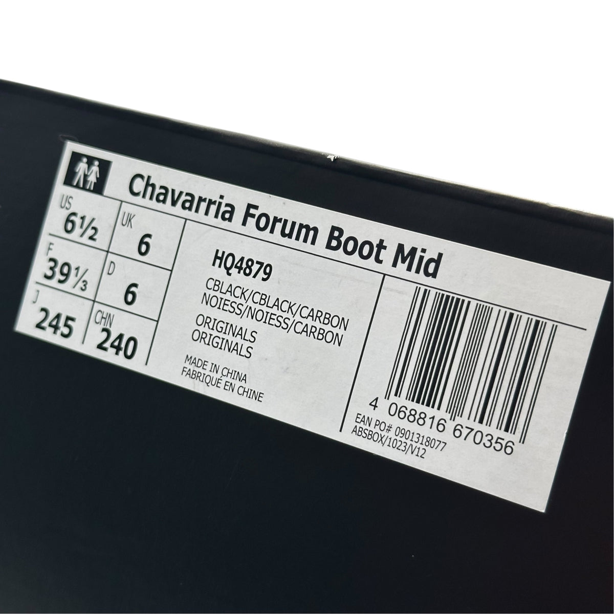 adidas WILLY CHAVARRIA(アディダス ウィリーチャバリア) Forum Combat Boot フォルム コンバット ブーツ HQ4879 24.5cm ブラック