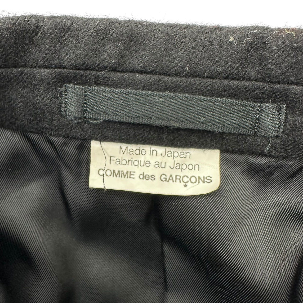COMME des GARCONS HOMME PLUS(コムデギャルソンオムプリュス) 06AW Persona Period Star-shaped Sagara Embroidery Tailored Jacket Pants Setup Suit ペルソナ期 星形 サガラ 刺繍 テーラード ジャケット パンツ セットアップ スーツ JKT:PR-J044 PT:PR-P028 M ブラック AD2006
