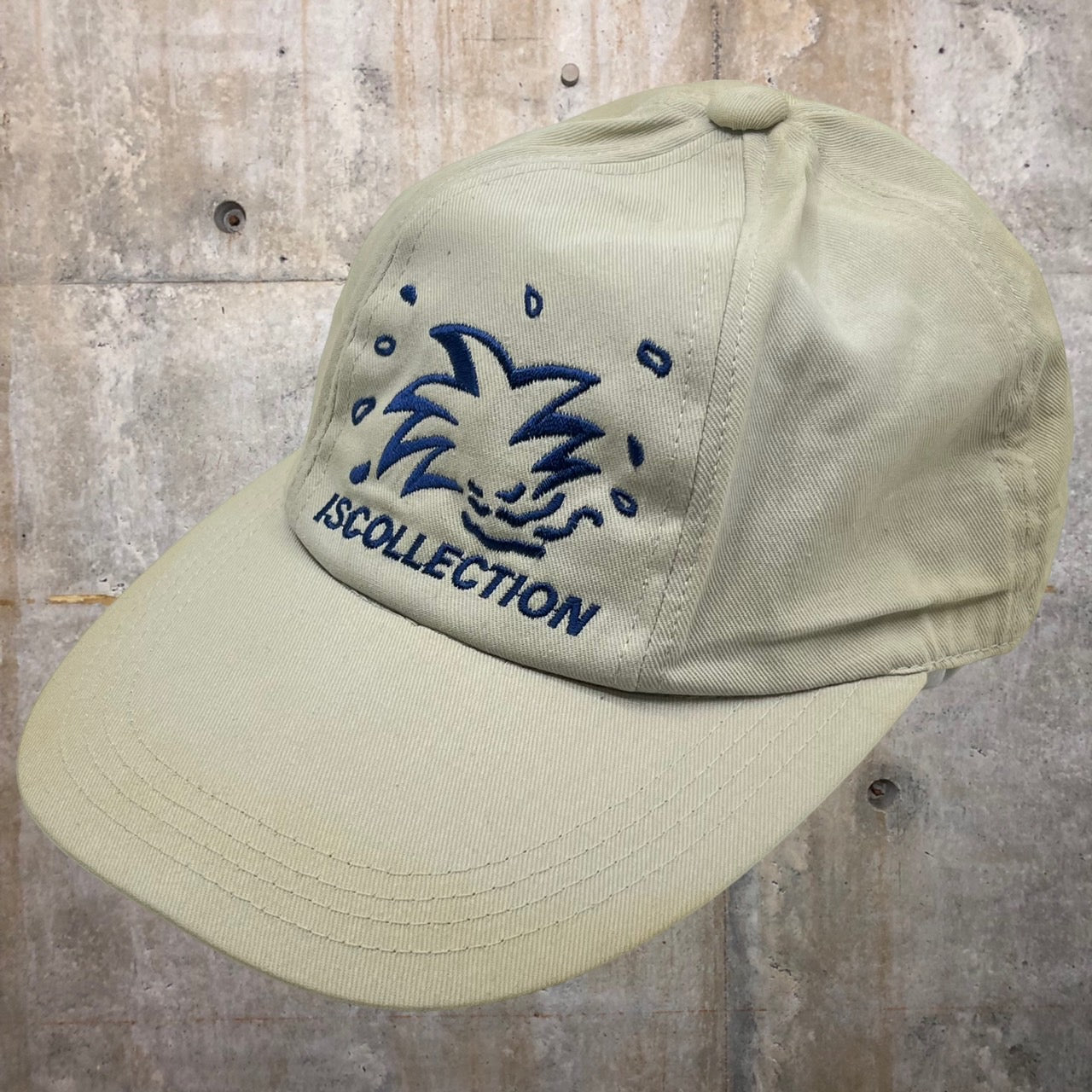 i.s. ISSEY MIYAKE(アイエス イッセイミヤケ) 80's "ISCOLLECTION"logo cap/ロゴキャップ ベージュ IS 80s