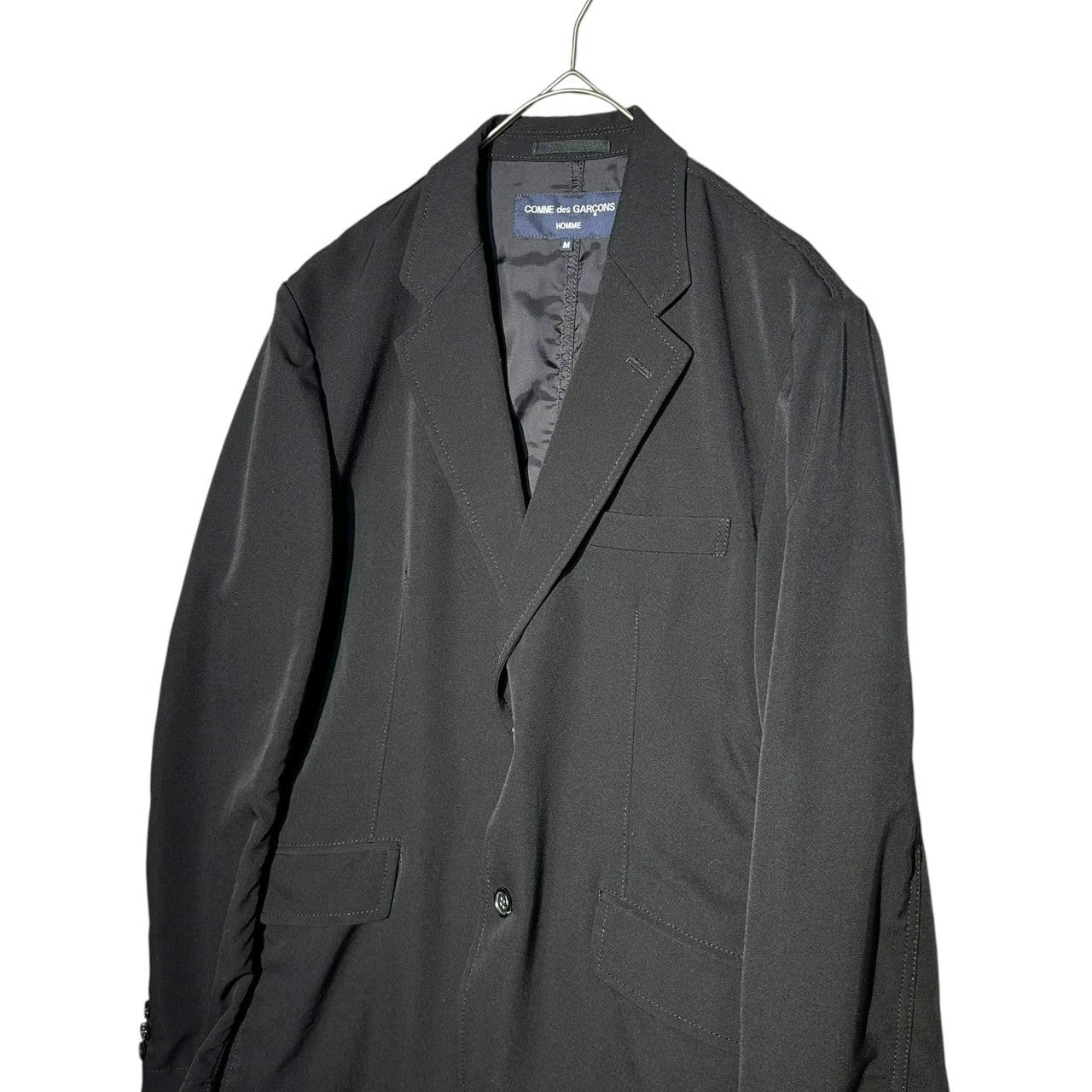 COMME des GARCONS HOMME(コムデギャルソンオム) Classic 2B Tailored Jacket クラシック 2ボタン テーラード ジャケット HB-J101 M ブラック AD2020
