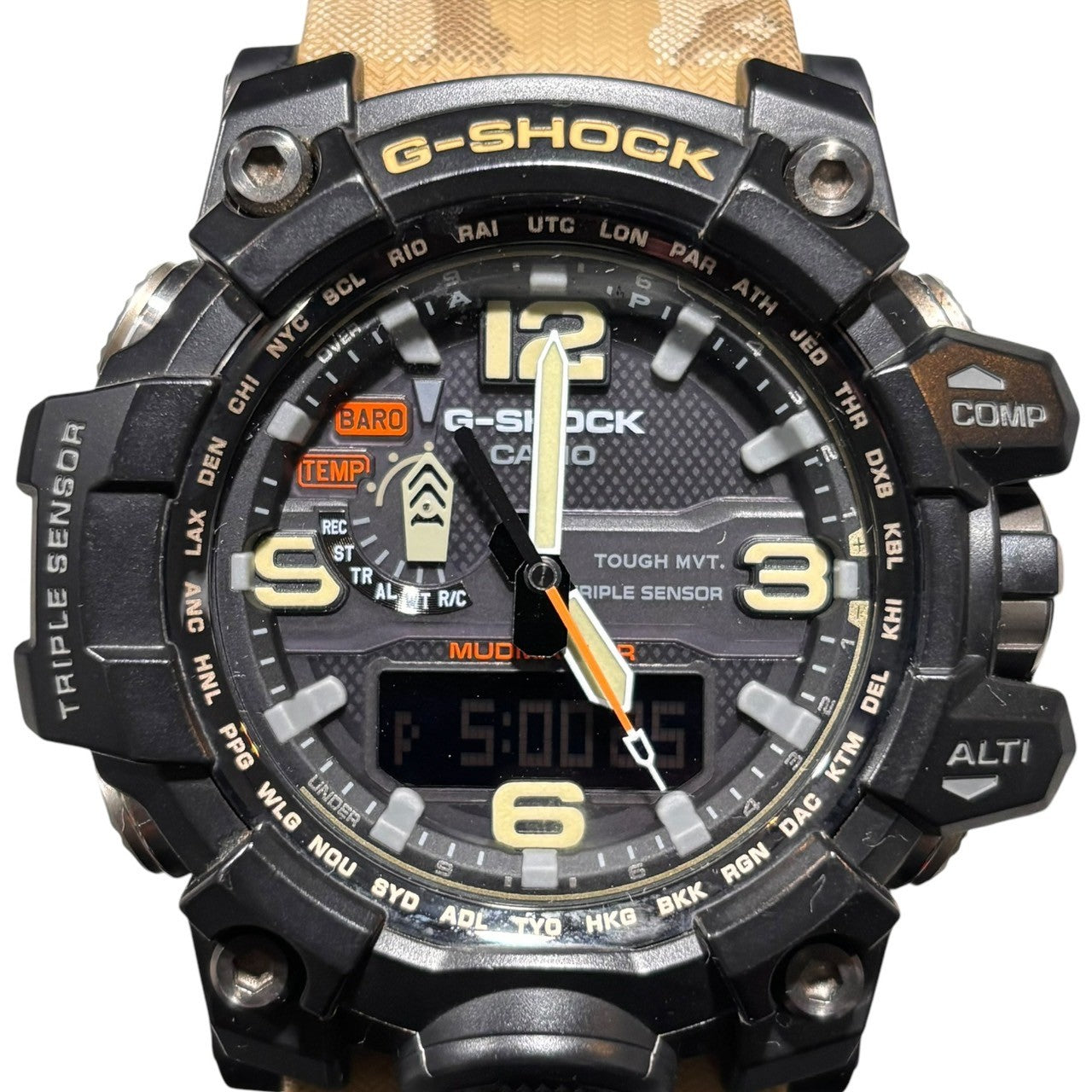 CASIO(カシオ) G-SHOCK MASTER OF G-LAND マスターオブジー ジーショック GWG-1000DC ブラック×カーキ デジタル ウォッチ 腕時計 箱付