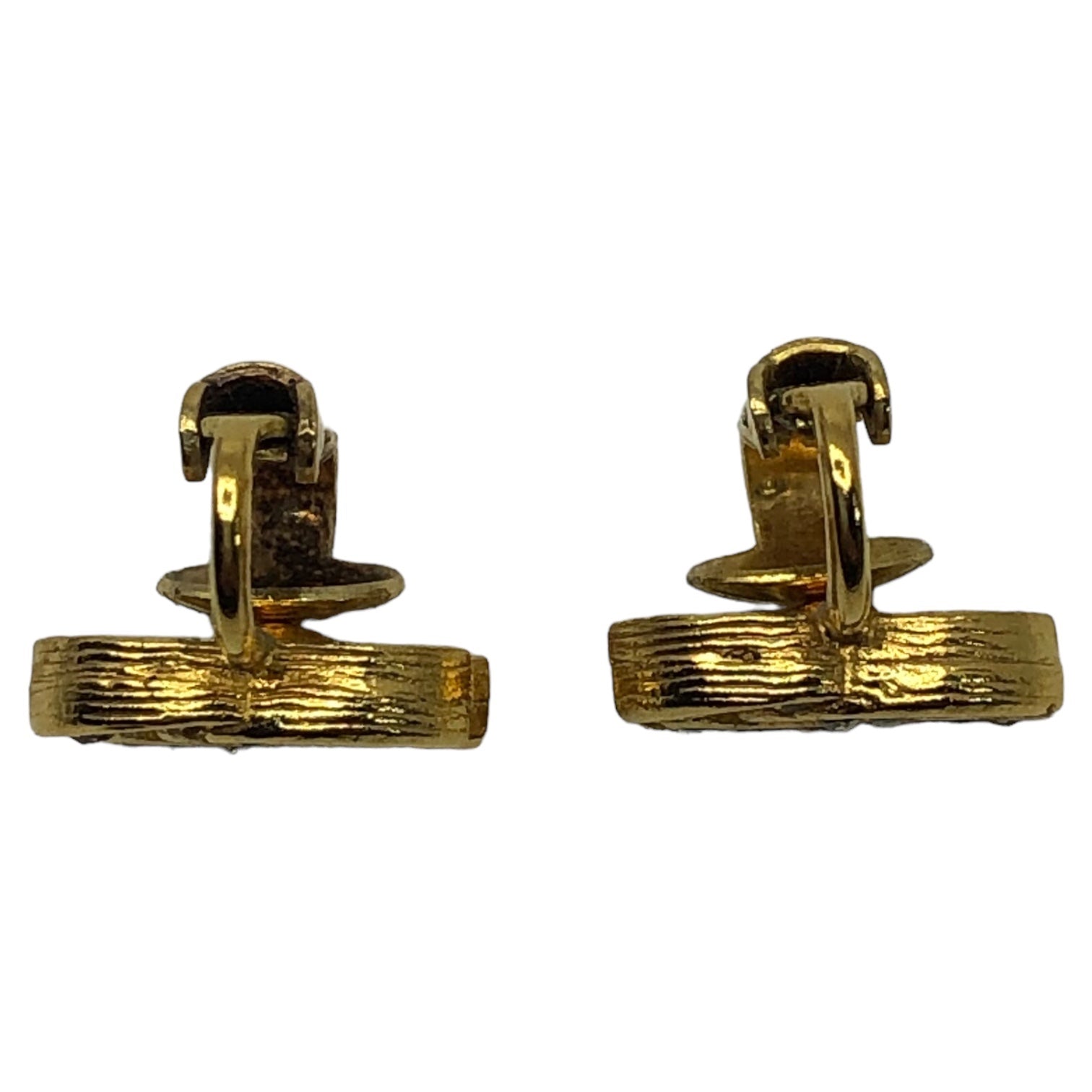 CHANEL(シャネル) 70's coco mark rhinestone earrings ココマーク ラインストーン イヤリング ゴールド 刻印2032 70年代 ヴィンテージ ジュエリー