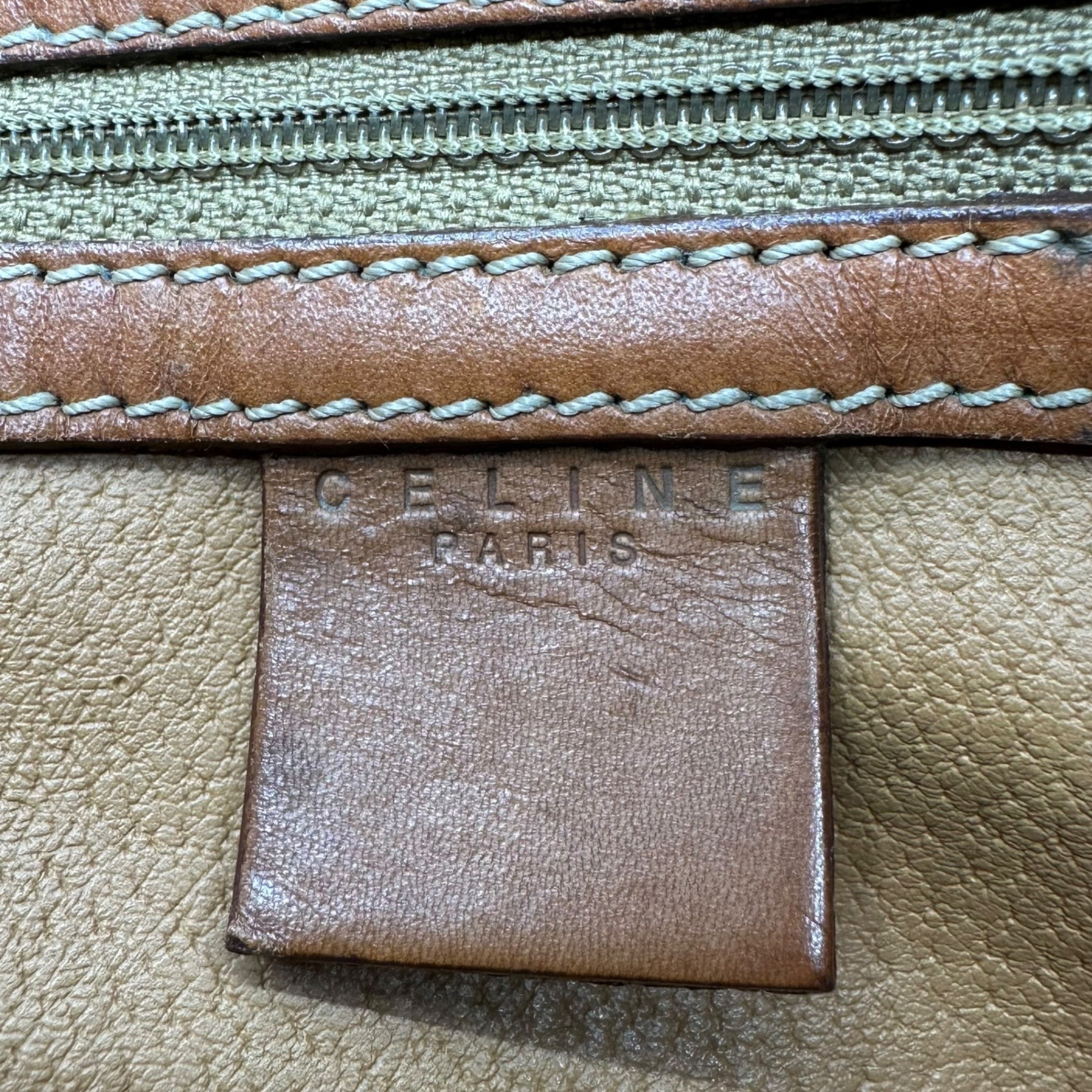 CELINE(セリーヌ) Macadam Pattern Tote Bag マカダム柄 トート バッグ MC97/2 ブラウン OLD オールド ヴィンテージ