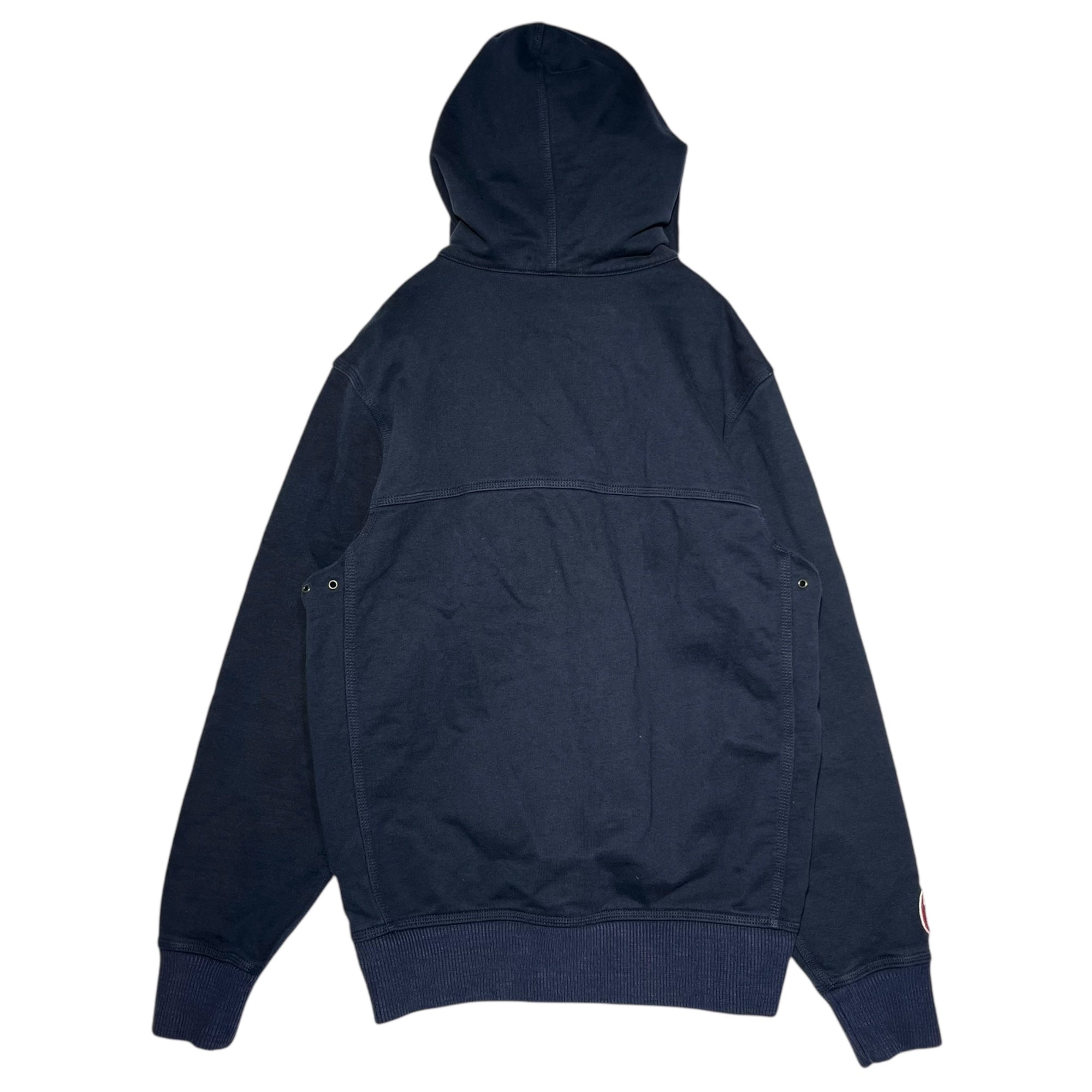POLO RALPH LAUREN(ポロラルフローレン) Snap button P emblem hoodie スナップボタン Pワッペン パーカー S ネイビー