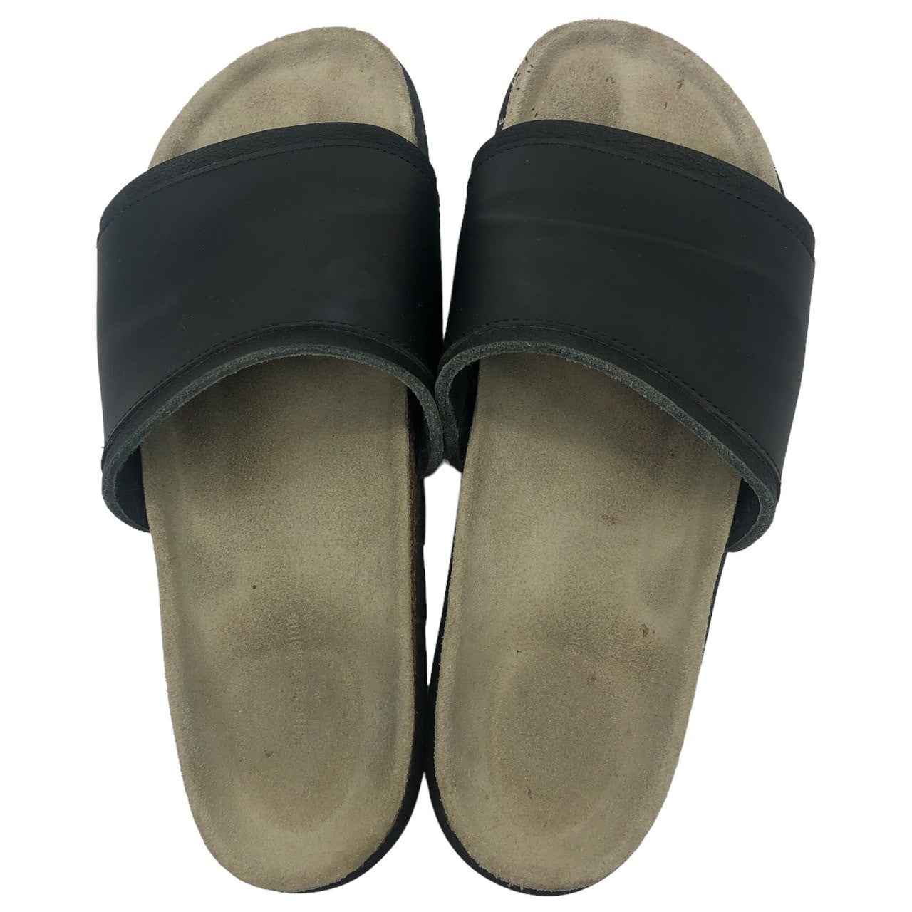Hender Scheme(エンダースキーマ) 22AW caterpillar sandal キャタピララー サンダル かまぼこ de-rs-cat 6(27.5~28.5cm) ブラック×ナチュラル 箱付