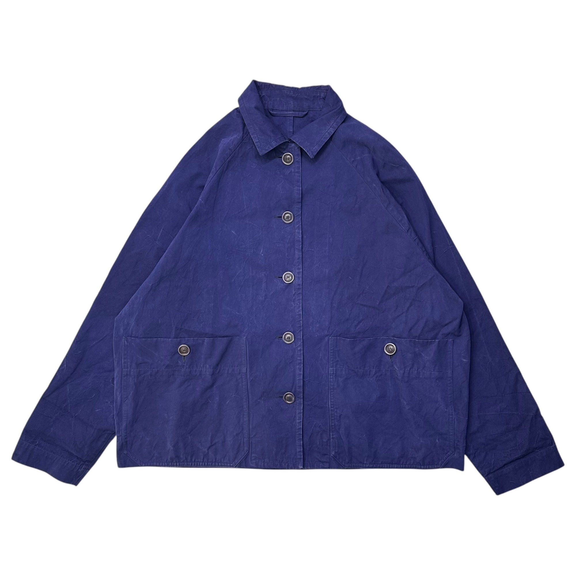 CASEY CASEY(ケイシーケイシー) French Coverall Set フレンチ カバーオール セットアップ XS ネイビー