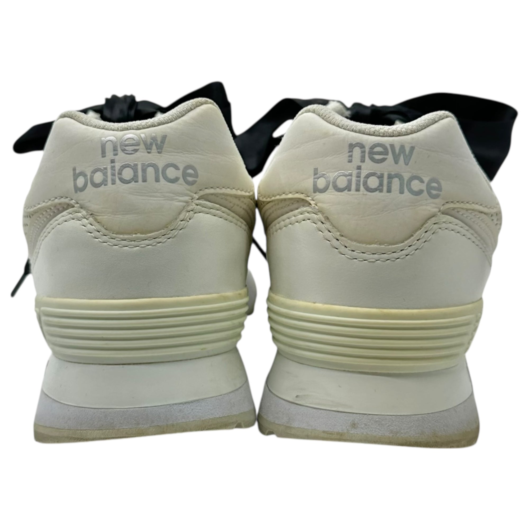 COMME des GARCONS JUNYA WATANABE×NEW BALANCE(コムデギャルソンジュンヤワタナベ×ニューバランス) 18SS ML574DAW Ribbon Lace Low-Cut Sneakers リボン レース ローカット スニーカー ML574DAW 25cm ホワイト コラボ