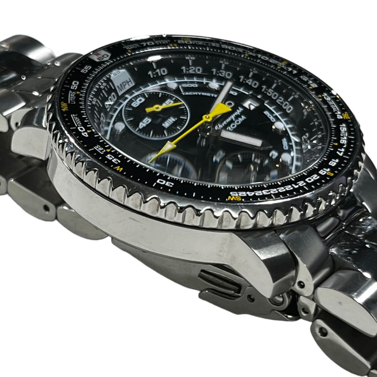 SEIKO(セイコー) インターナショナルコレクション/クロノグラフ/クォーツ/腕時計/ウォッチ 7T62-0EB0 文字盤:ブラック SCJC019