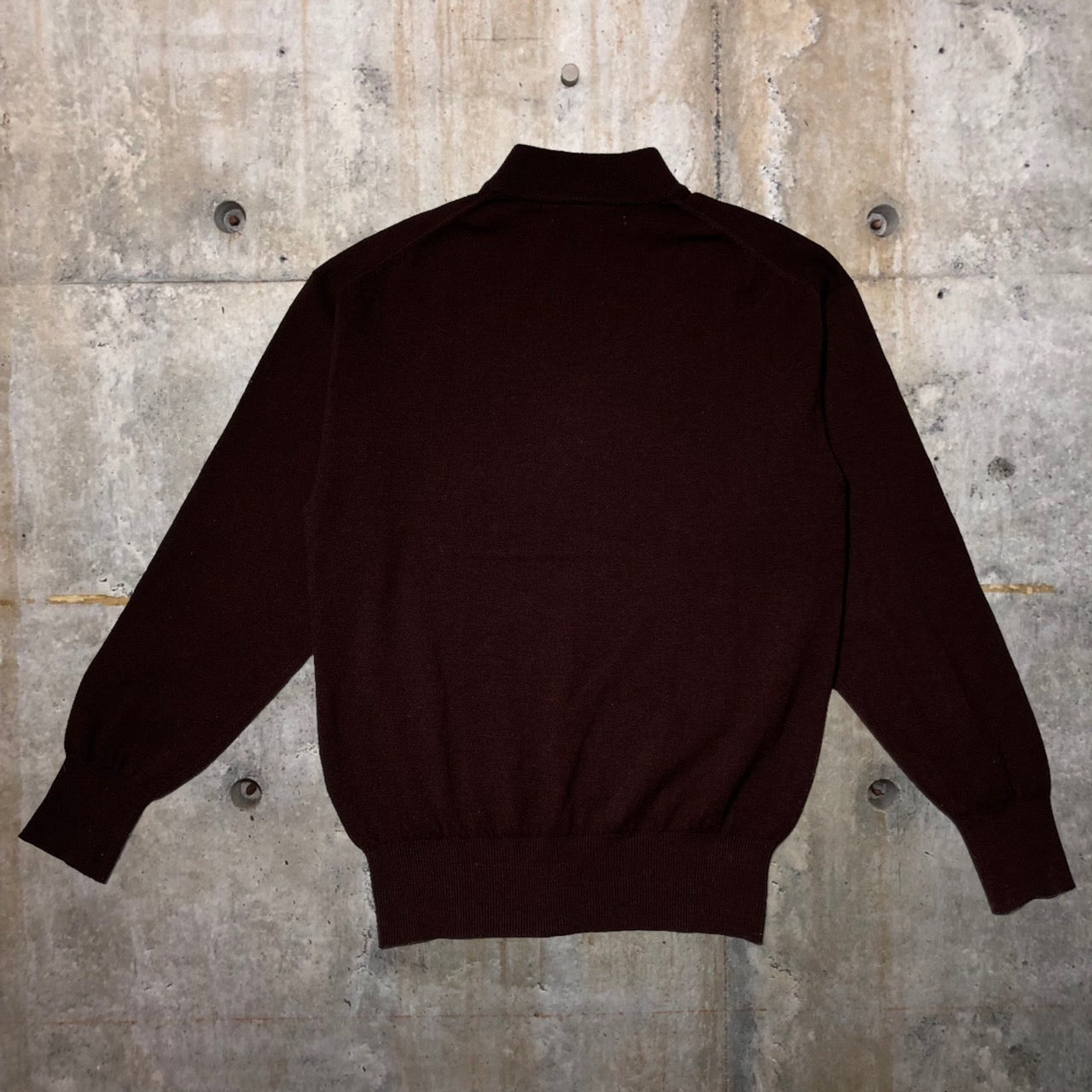 COMME des GARCONS HOMME(コムデギャルソンオム) 90'sモックネックオーバーサイズニット HN-050030 表記なし(L程度) ボルドー AD1991 田中オム