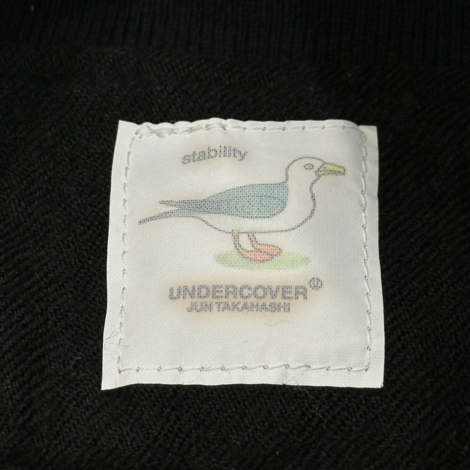 UNDERCOVER(アンダーカバー) 17SS R/CM Reverse felting MA-1 Jacket レーヨン コットン ミックス 裏縮絨 ボンバー ジャケット UCS4201-1 1(XS~S程度) ブラック(フェード感有) インサイドアウト着用可能