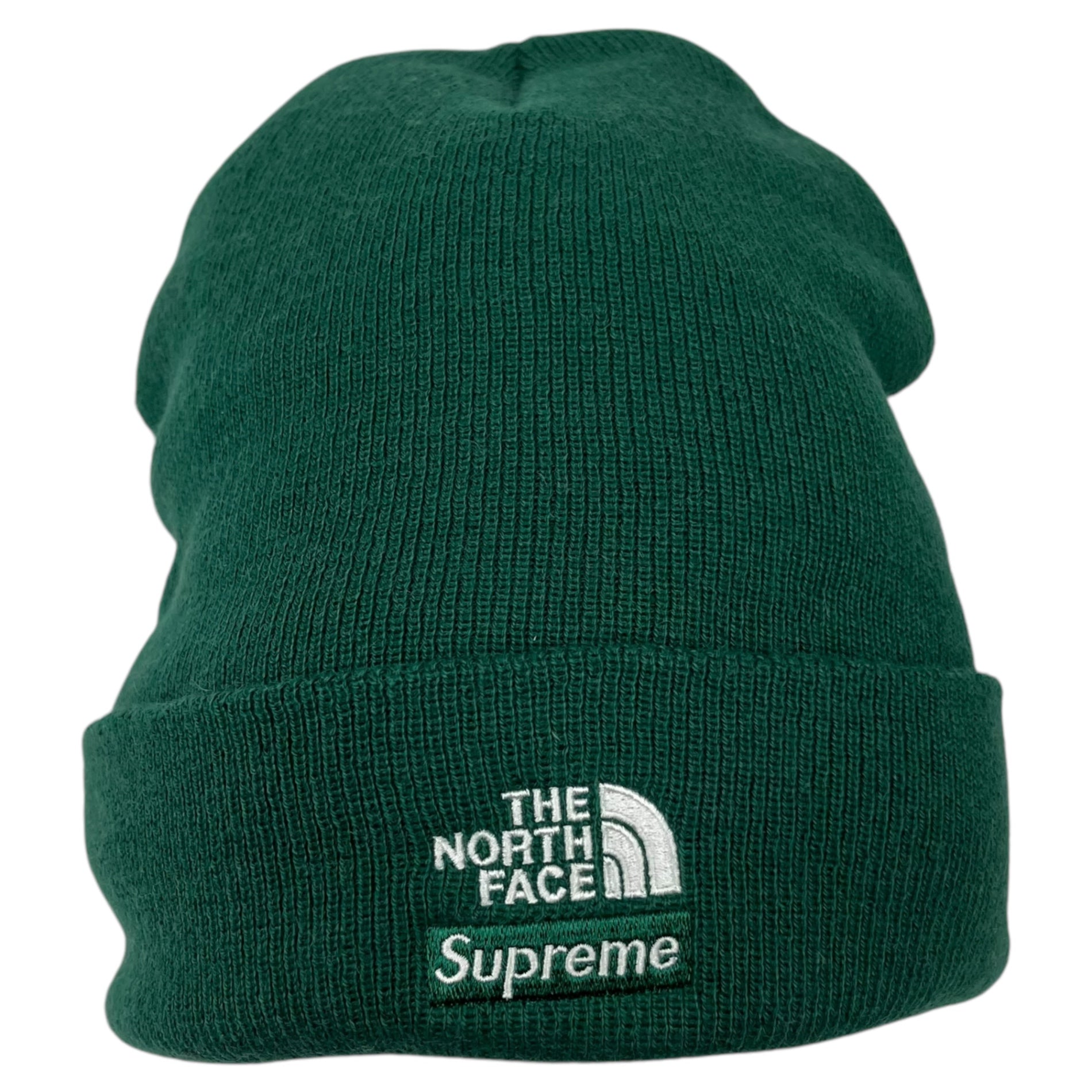 SUPREME×THE NORTH FACE(シュプリーム×ノースフェイス) 24AW 「Beanie」 ニット キャップ NN524501I グリーン ビーニー ニット帽 コラボ