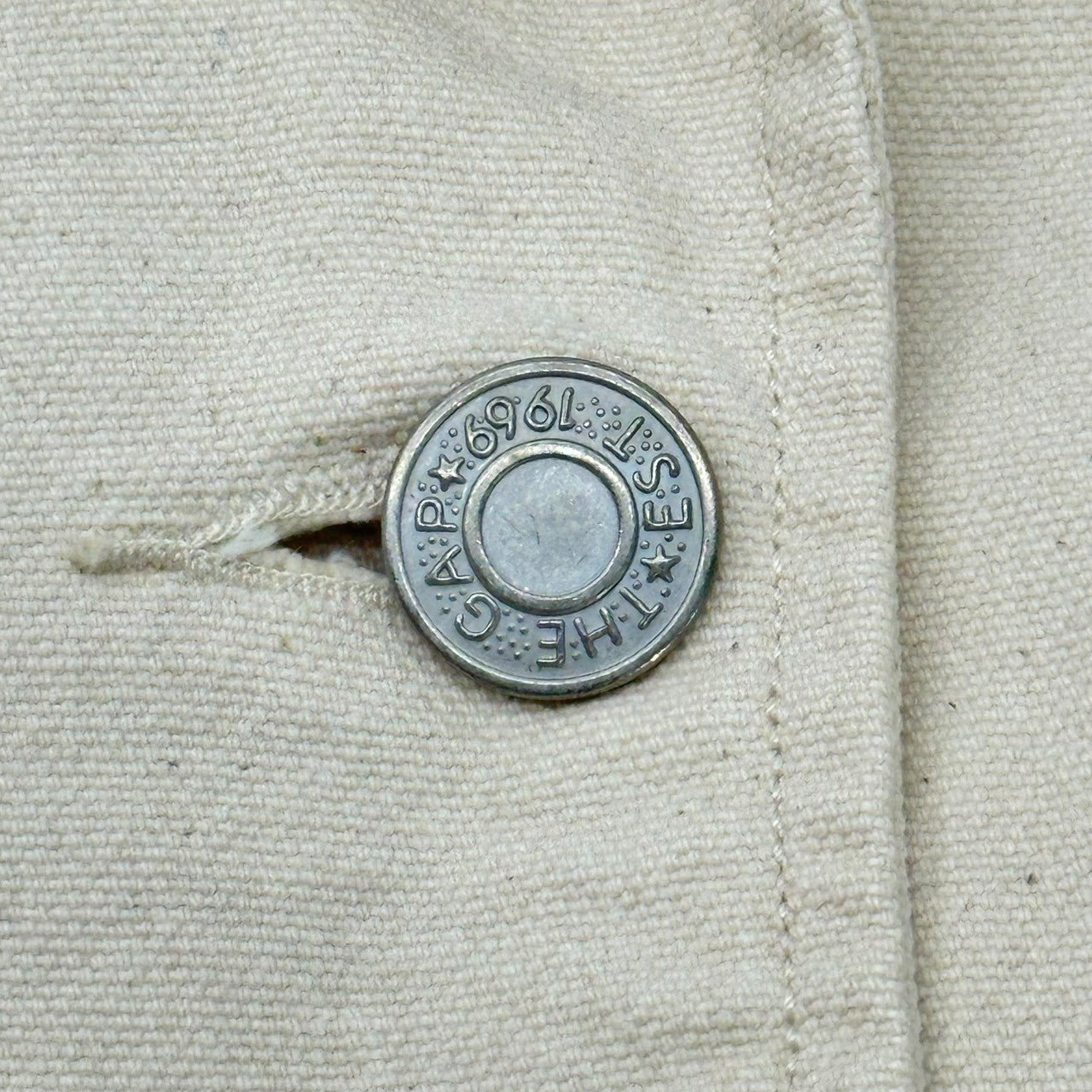 OLD GAP(オールド ギャップ) Cotton Canvas Double Jacket コットン キャンバス ダブル ジャケット オフホワイト