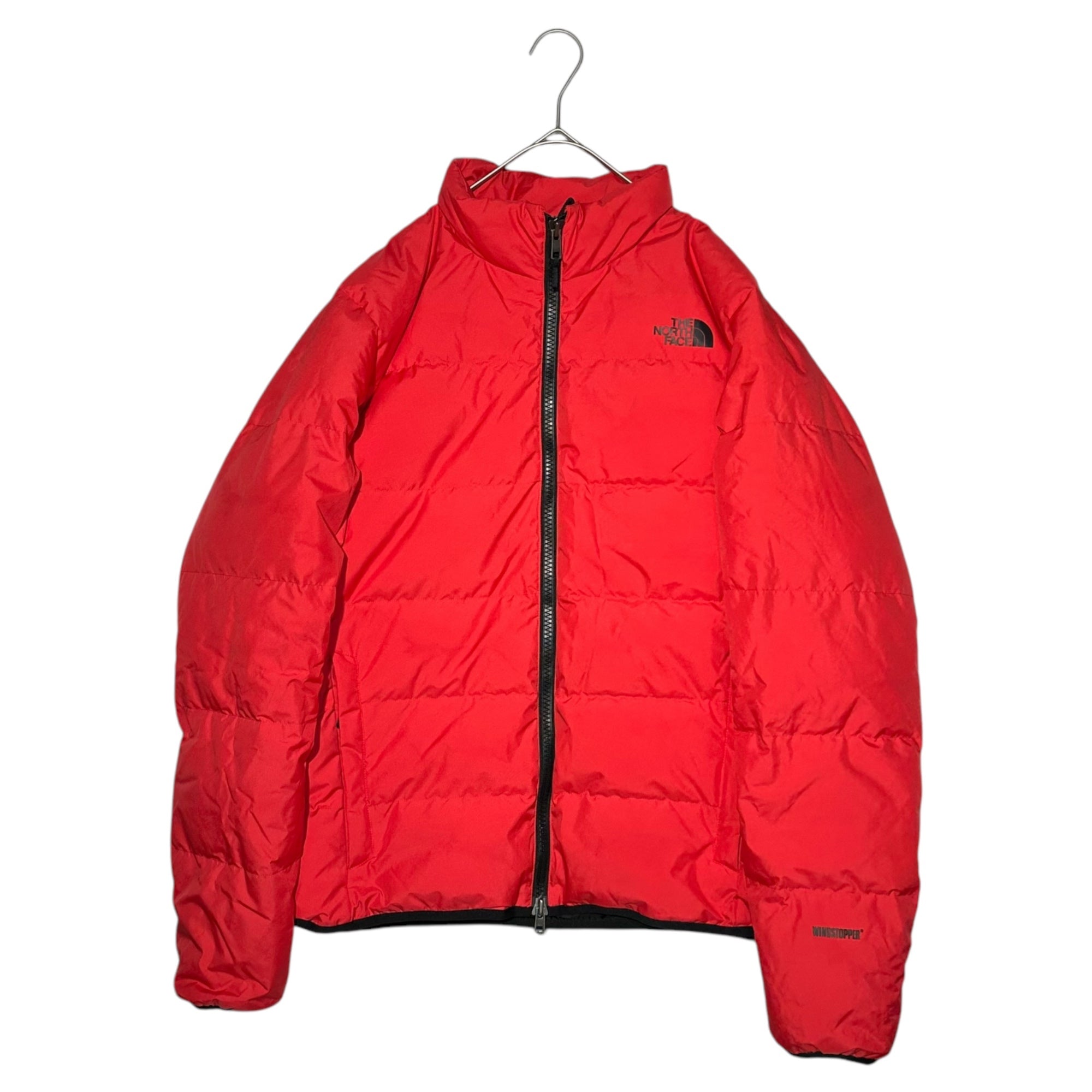 THE NORTH FACE(ノースフェイス) WINDSTOPPER BELAYER ビレイヤー ダウン ジャケット ND91335Z XL レッド アウトドア